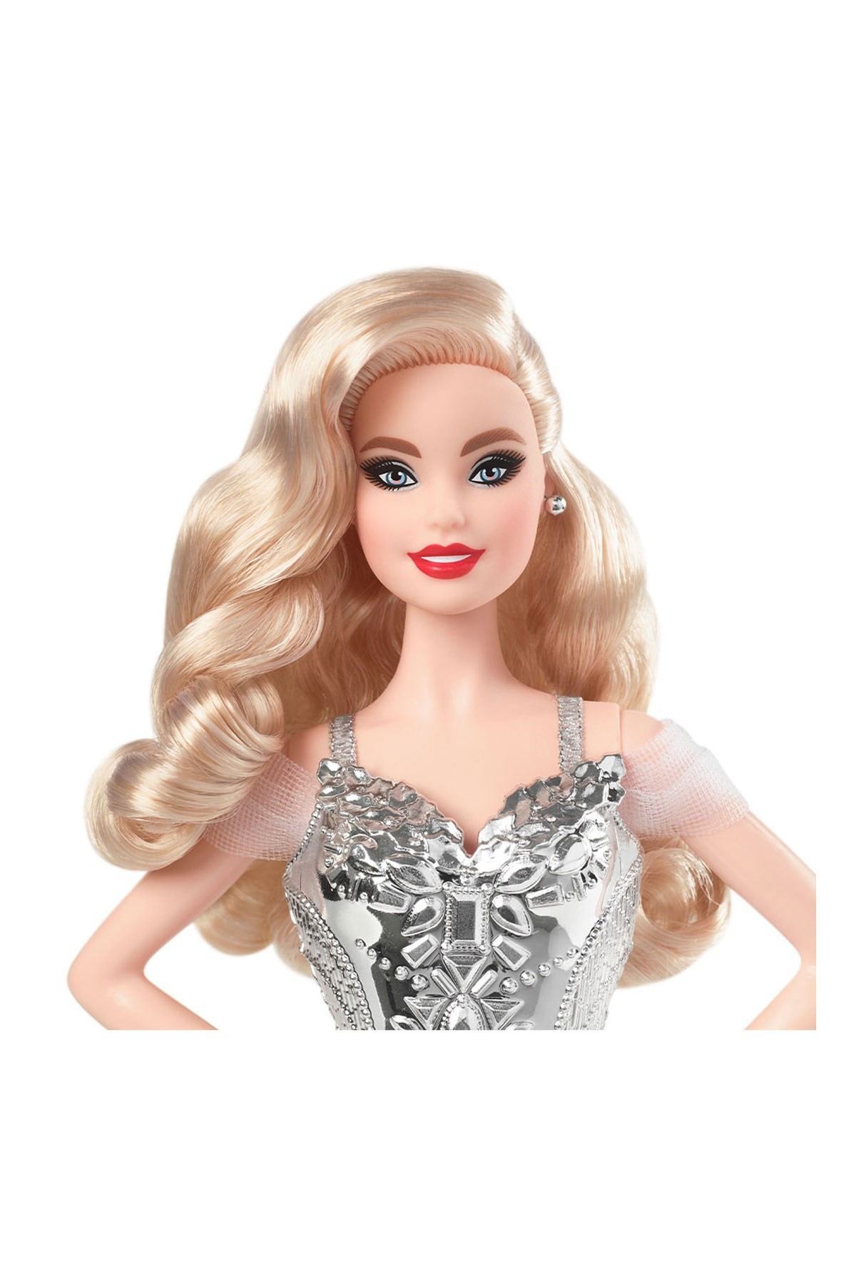 Barbie 2021 Mutlu Yıllar Bebeği Sarışın GXL18