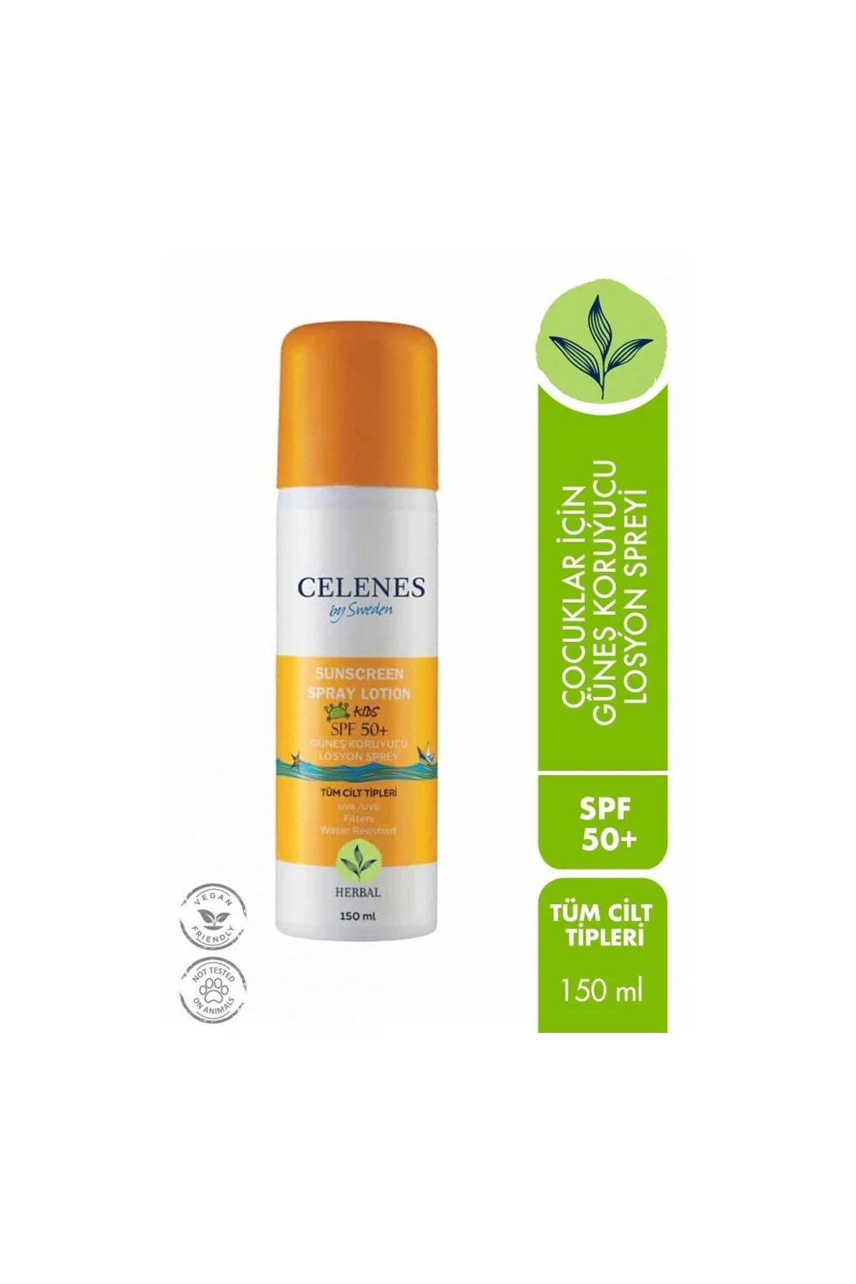 Clenes Herbal Çocuk Güneş Koruyucu Losyon Spray 50 Spf