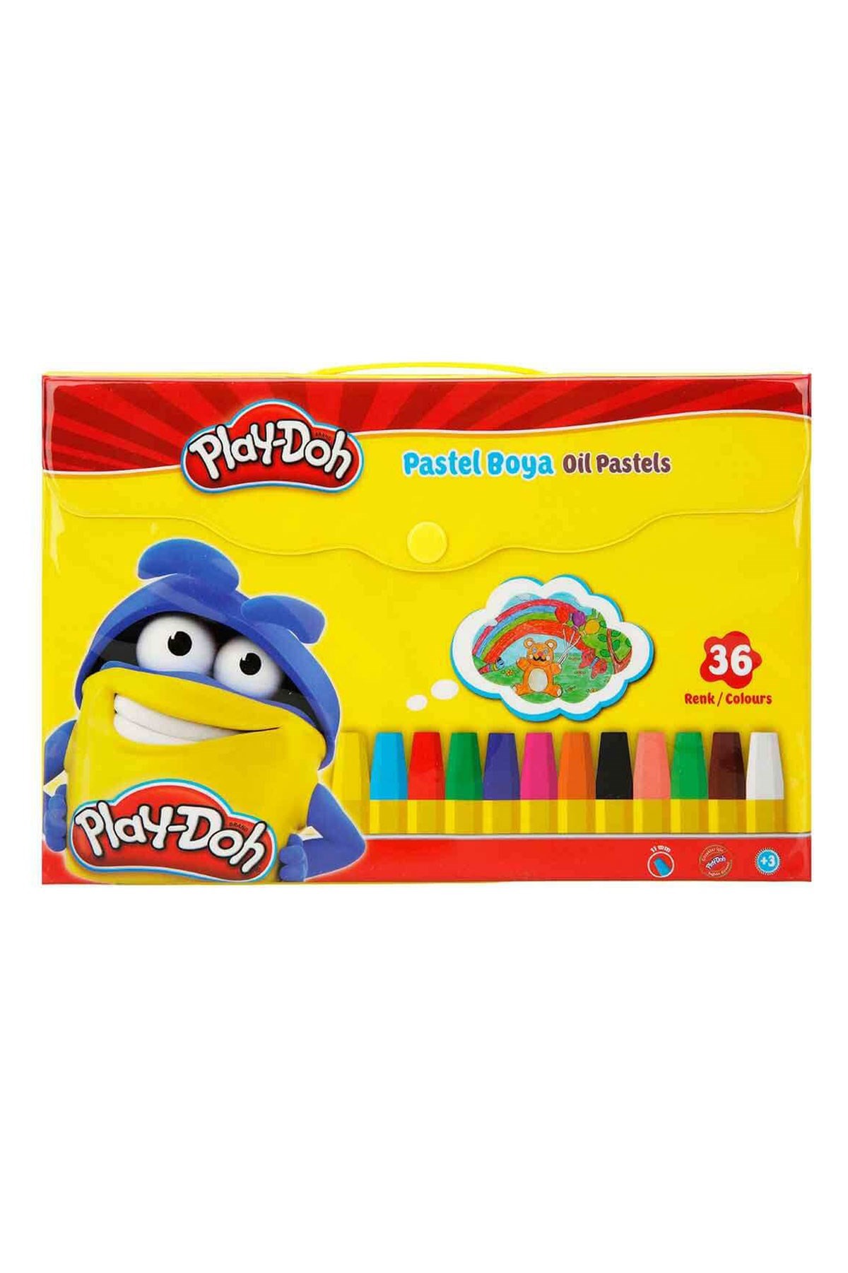 Play-Doh Çantalı Pastel Boya 36 Renk
