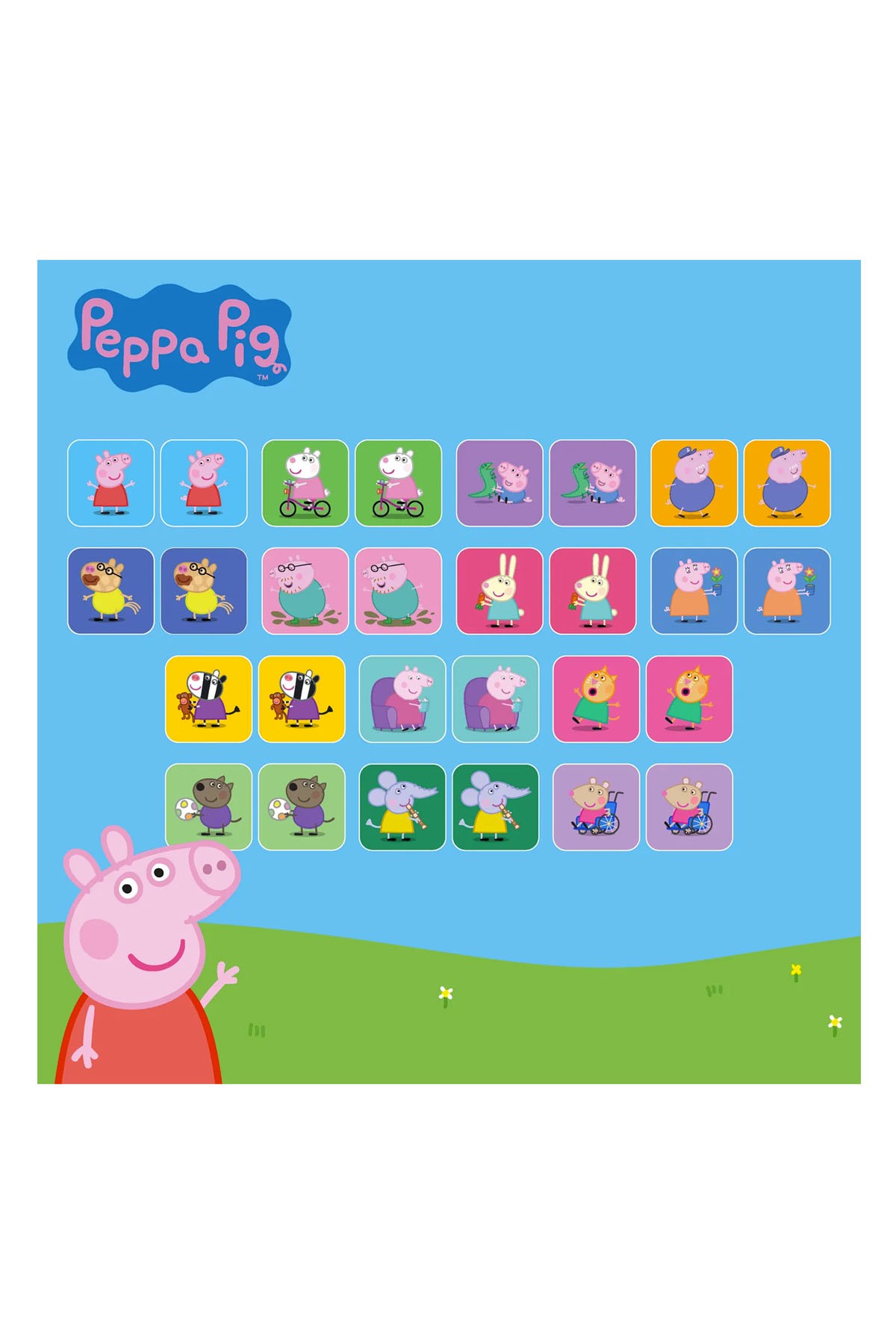 Moritıys Peppa Pig Memory Card Game