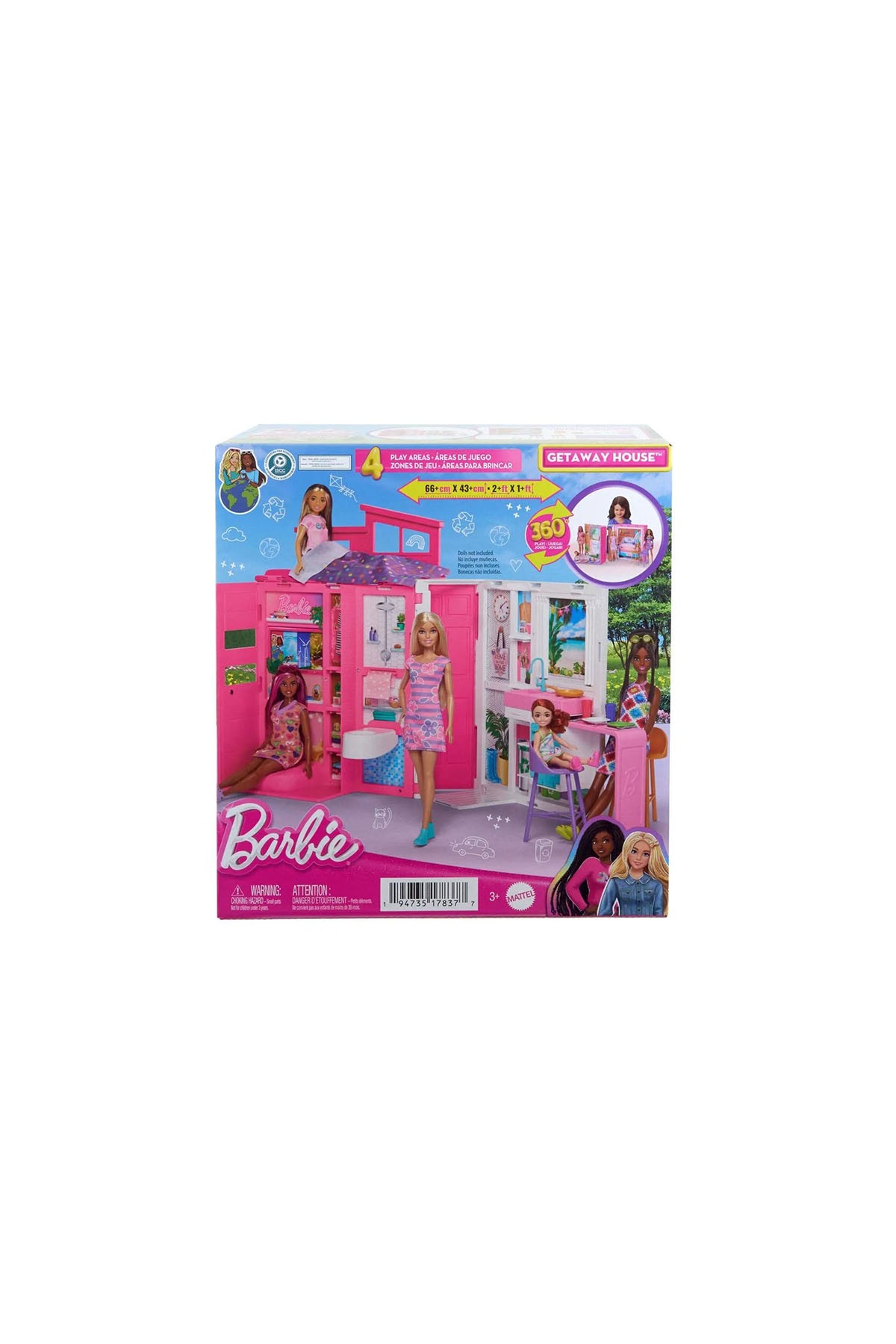 Barbie'nin Yeni Portatif Evi 2024 HRJ76