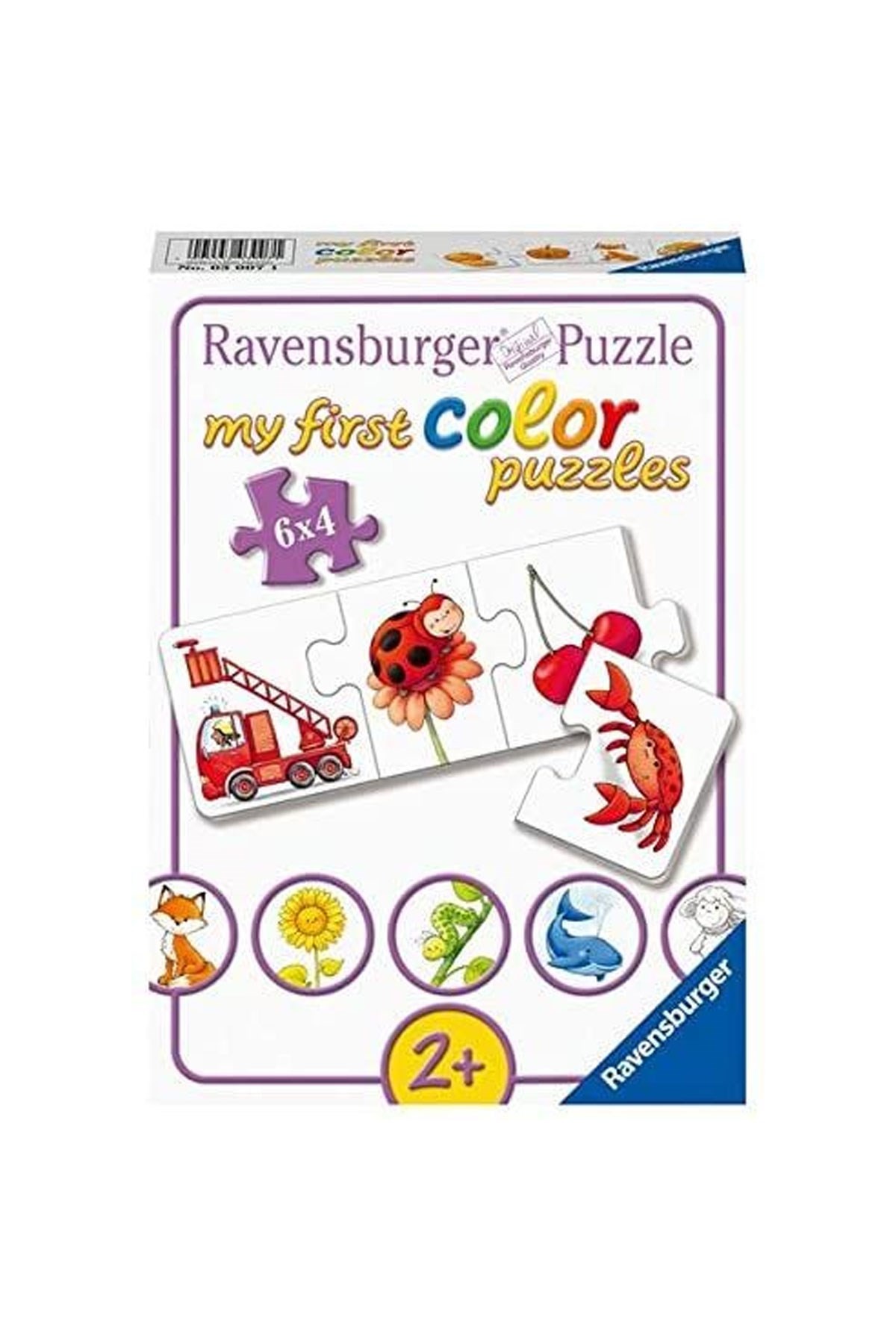 Ravensburger 6x4 Parça Baby İlk Renklerim Puzzle