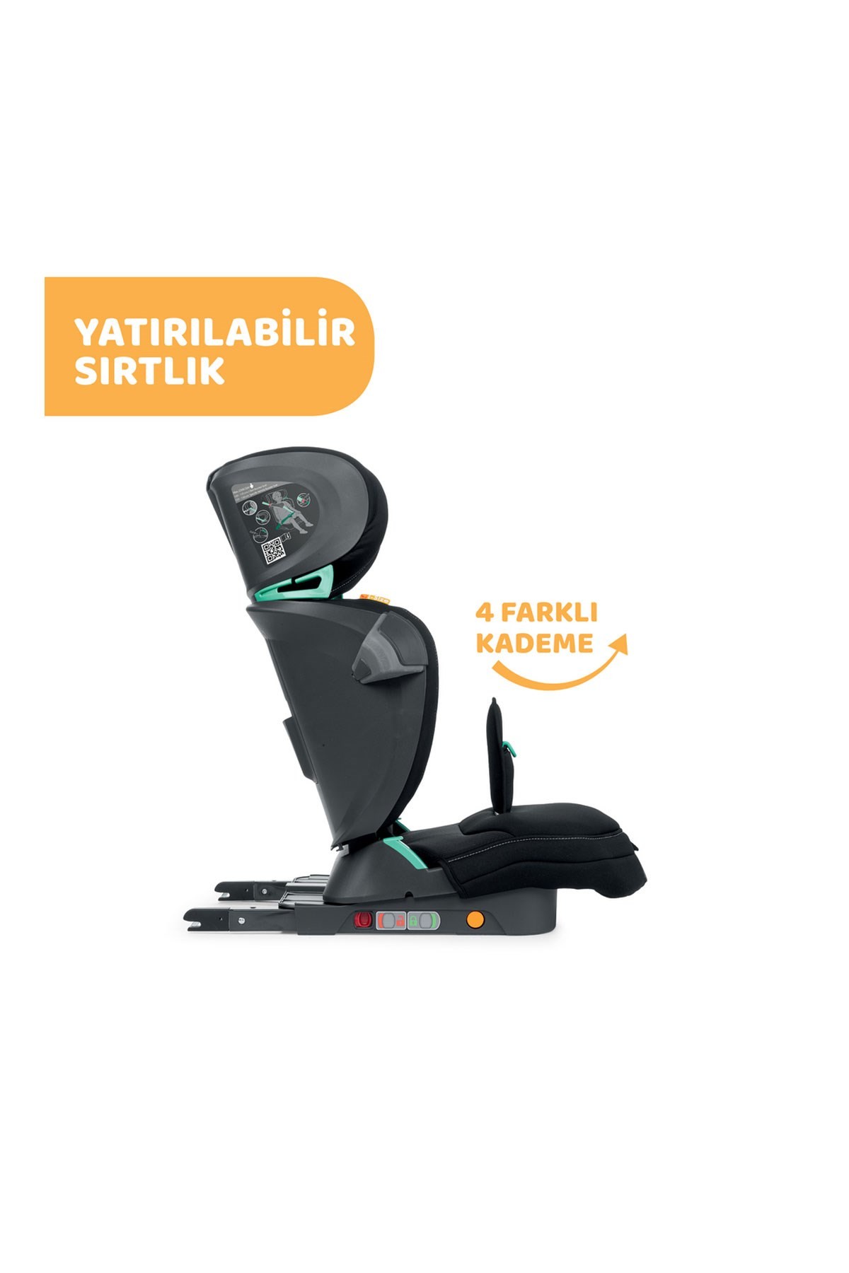 Chicco Fold&Go I-Size Bebek Oto Koltuğu Ink Air