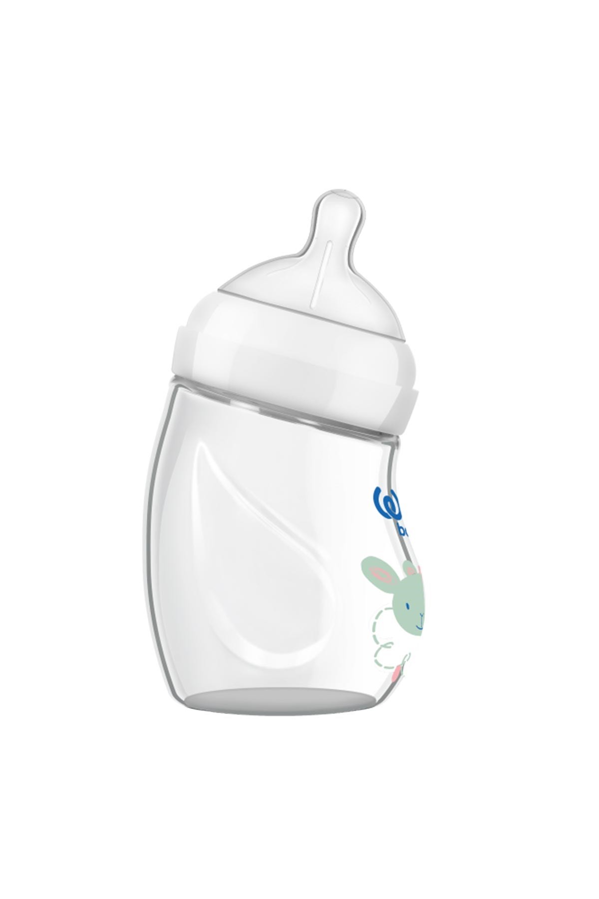 Wee Baby Natural Isıya Dayanıklı Açılı Cam Biberon 180 ml