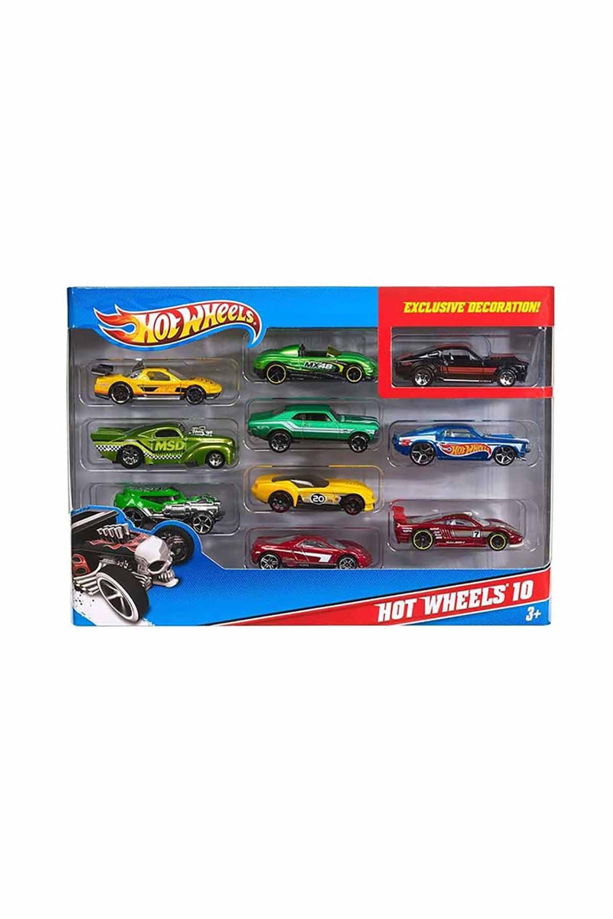 Hot Wheels Araba Seti 10'lu Paket