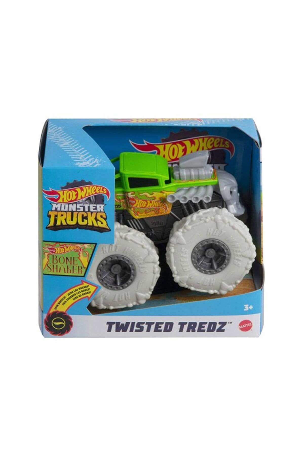 Hot Wheels Monster Trucks 1:43 Çek Bırak Araba Bone Shaker