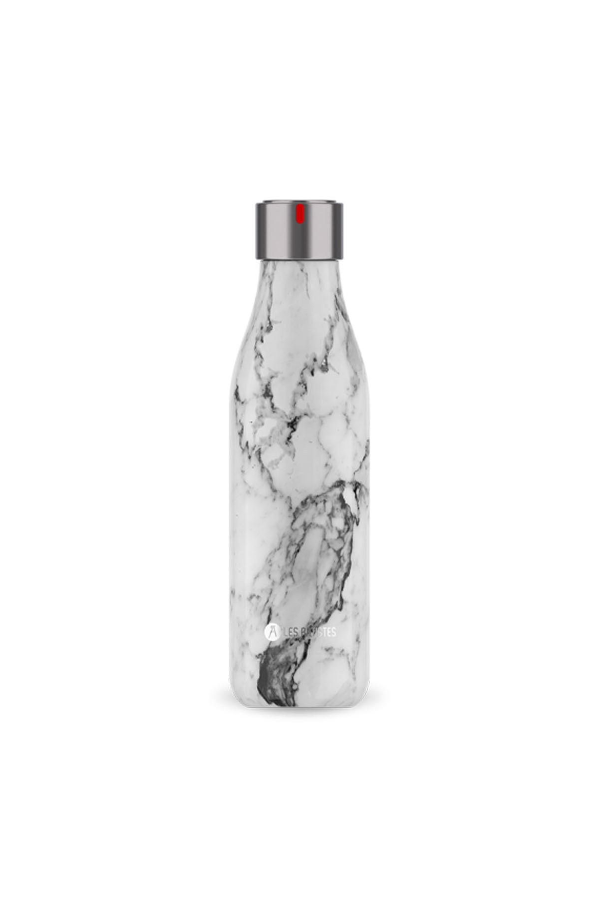 Les Artistes Paris Isı Yalıtımlı Çelik Termos Matara 500ML Marble Black & White