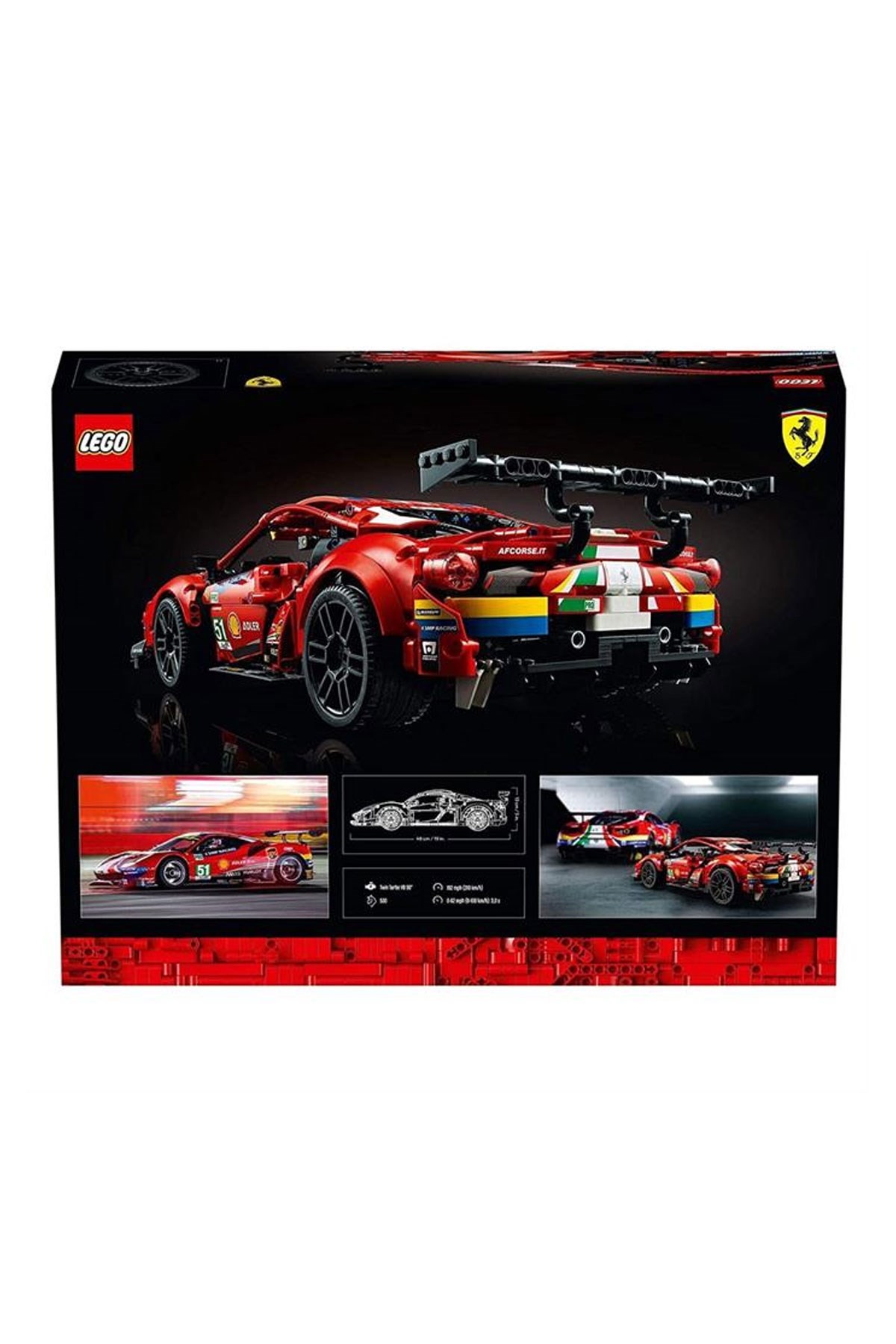 Lego Technic Ferrari 488 GTE AF Corse 51 42125