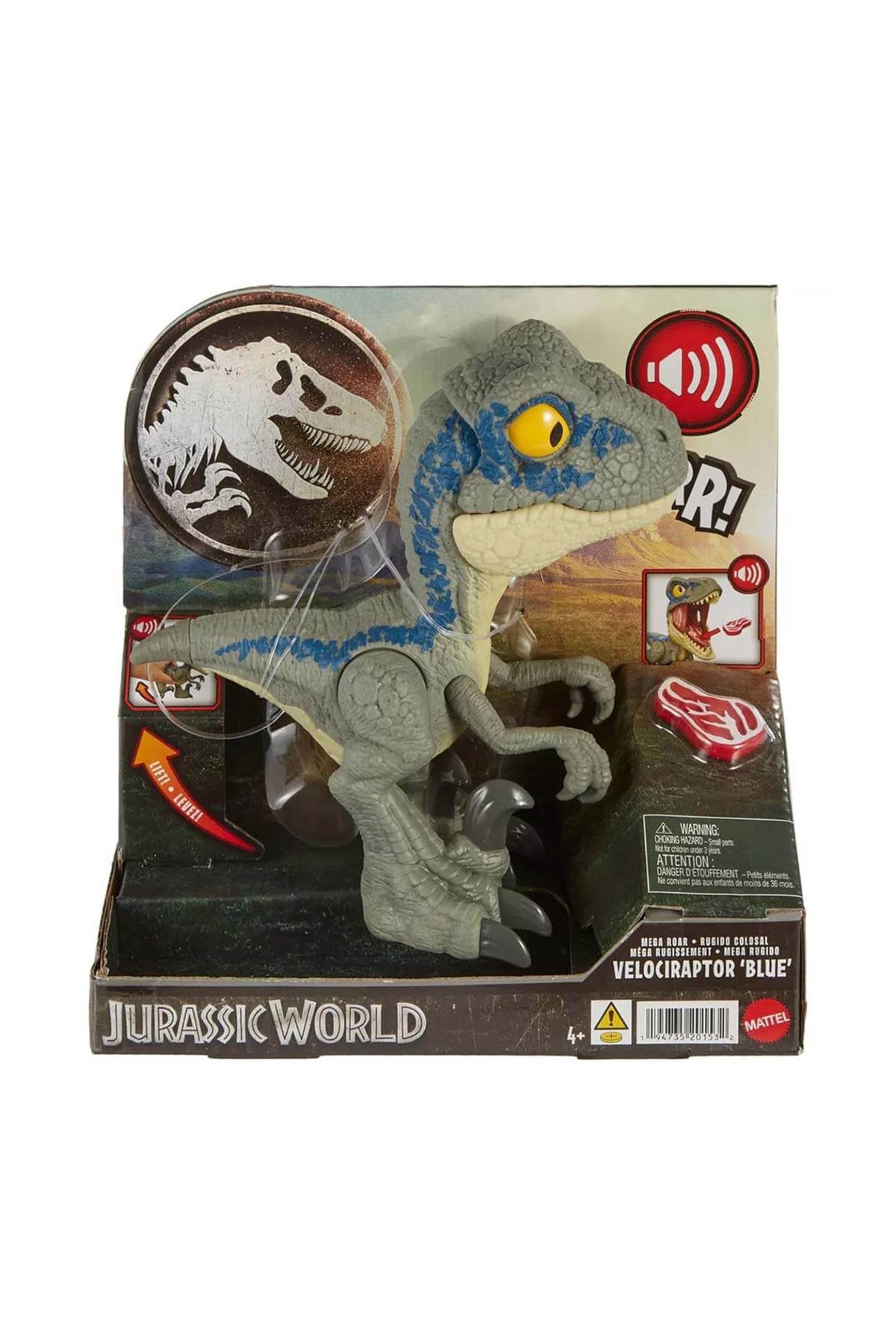 Jurassic World Mega Kükreme Blue Sesli Dinozor Figürü HVB44