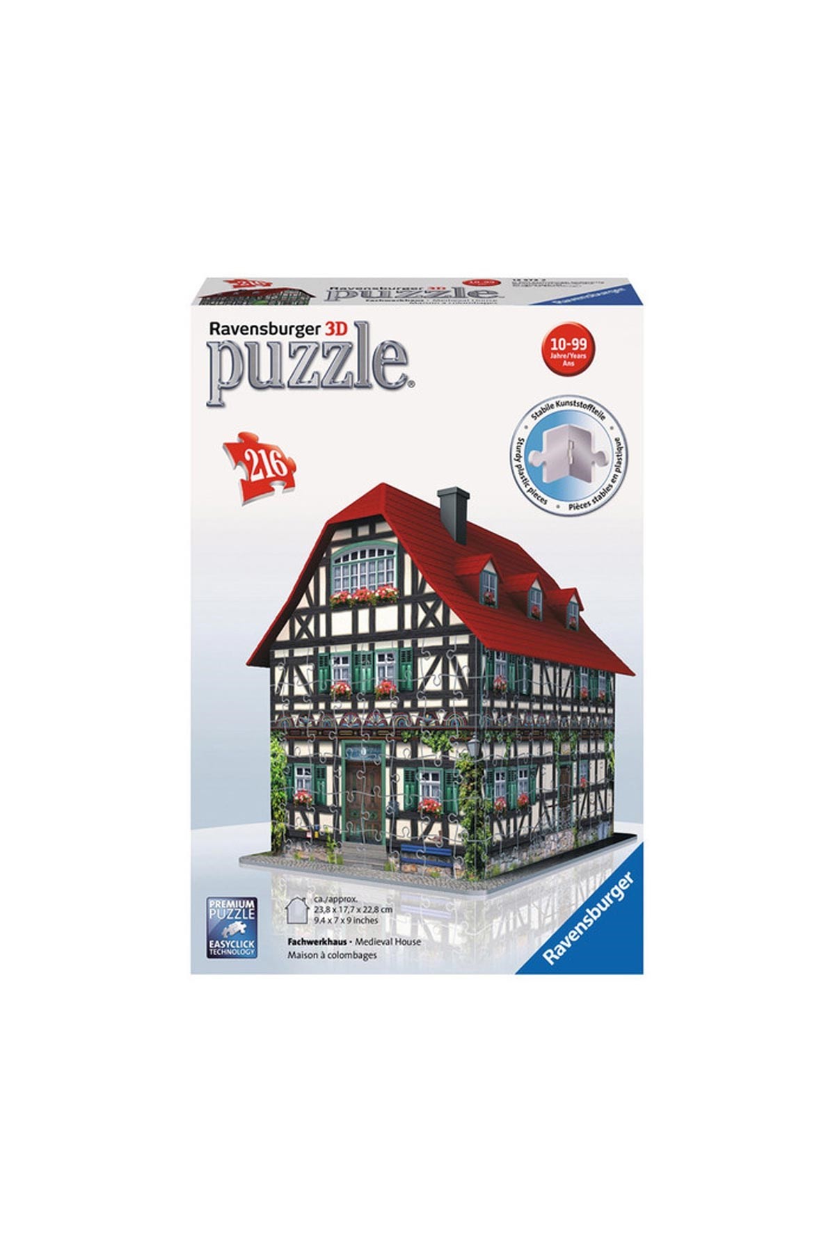 Ravensburger 3 Boyutlu Plastik Puzzle Çiftlik Evi-125722