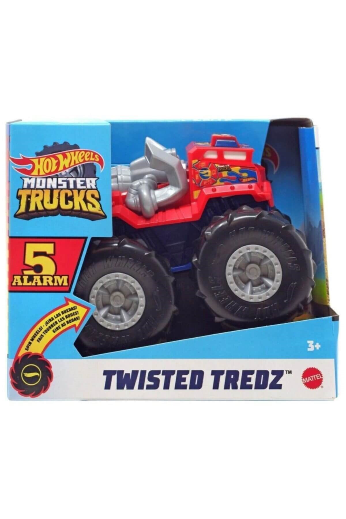 Hot Wheels Monster Trucks 1:43 Çek Bırak Araba 5 Alarm
