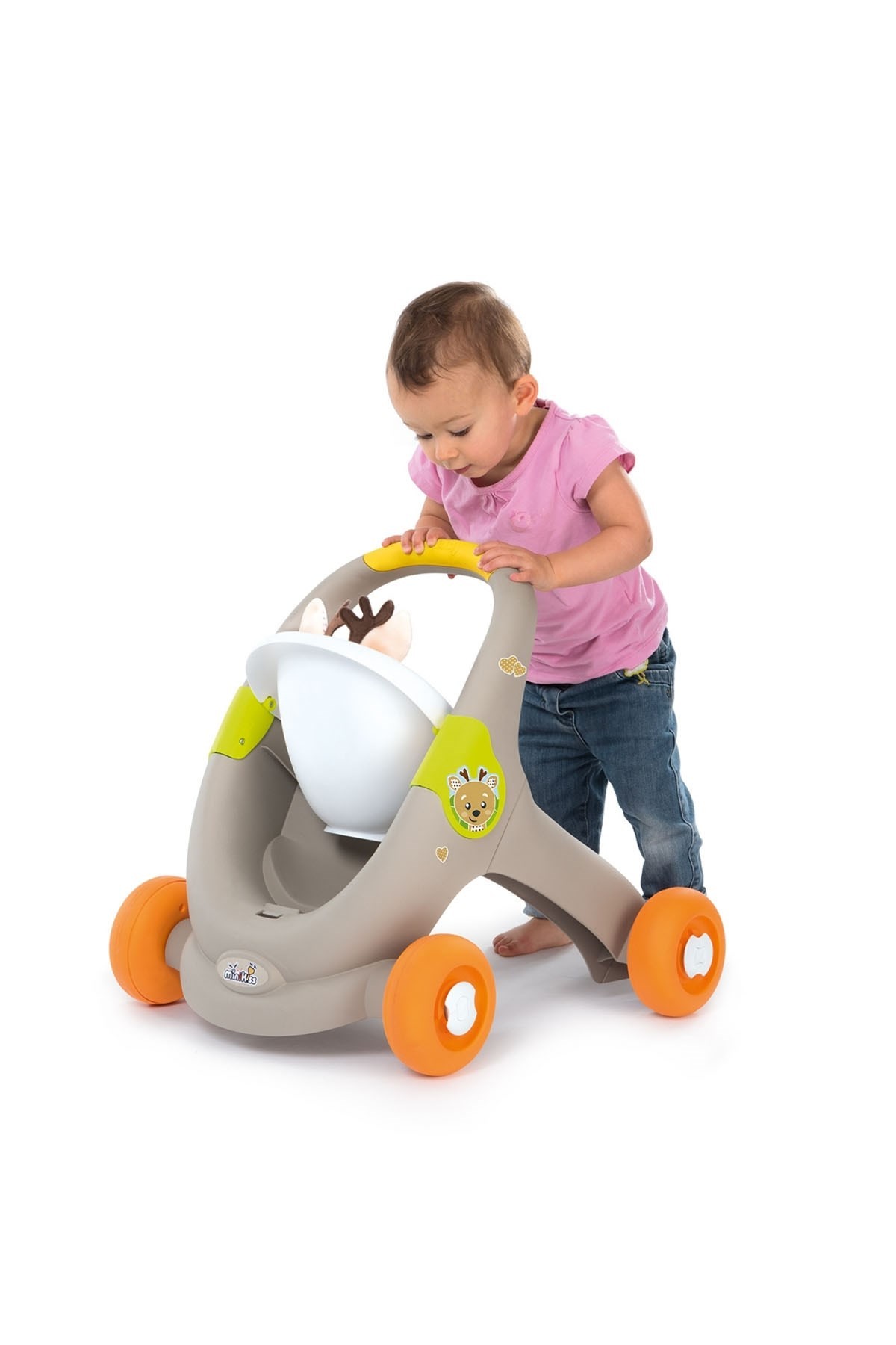 Smoby Minikiss 3'ü1 Arada Bebek Arabası Oyuncağı