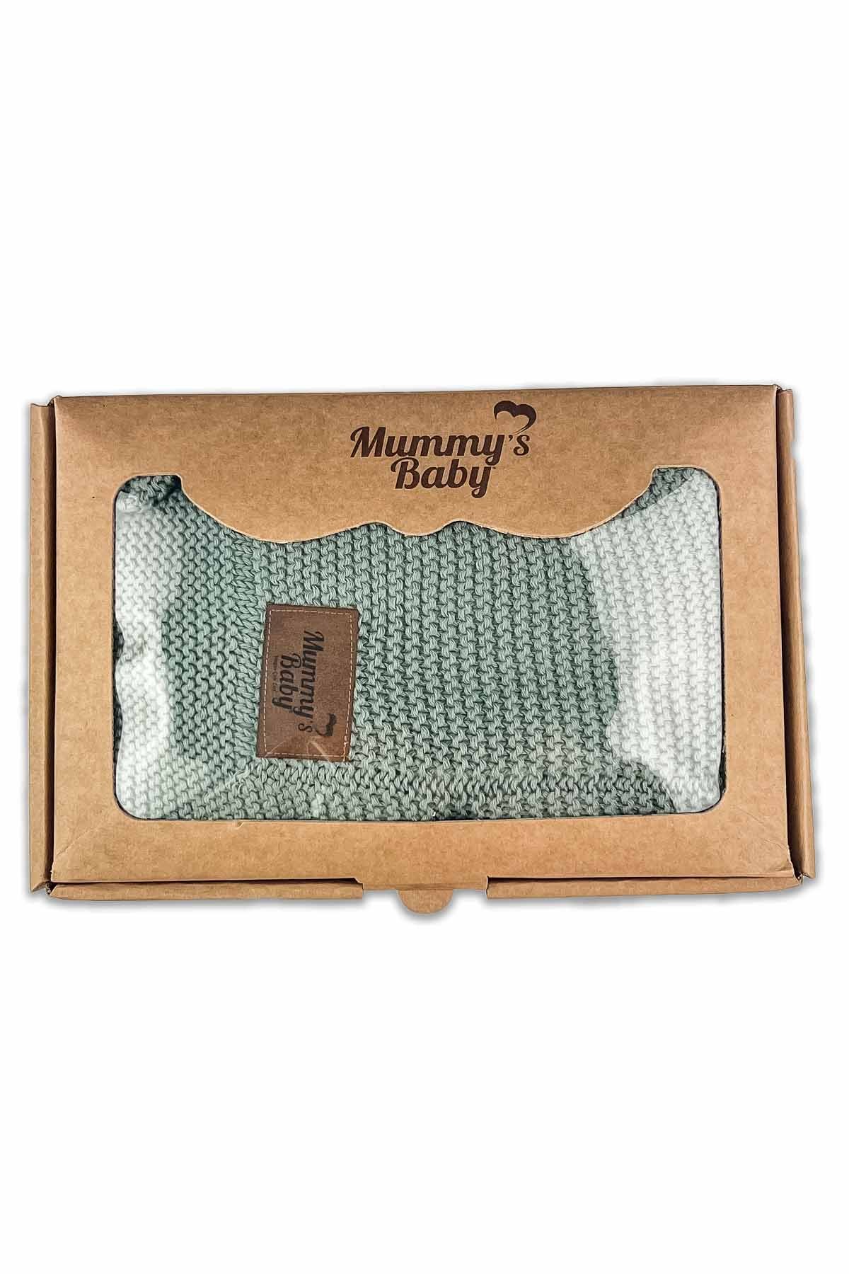 Mummy's Baby Organik Pamuk Battaniye 80x100 Yeşil