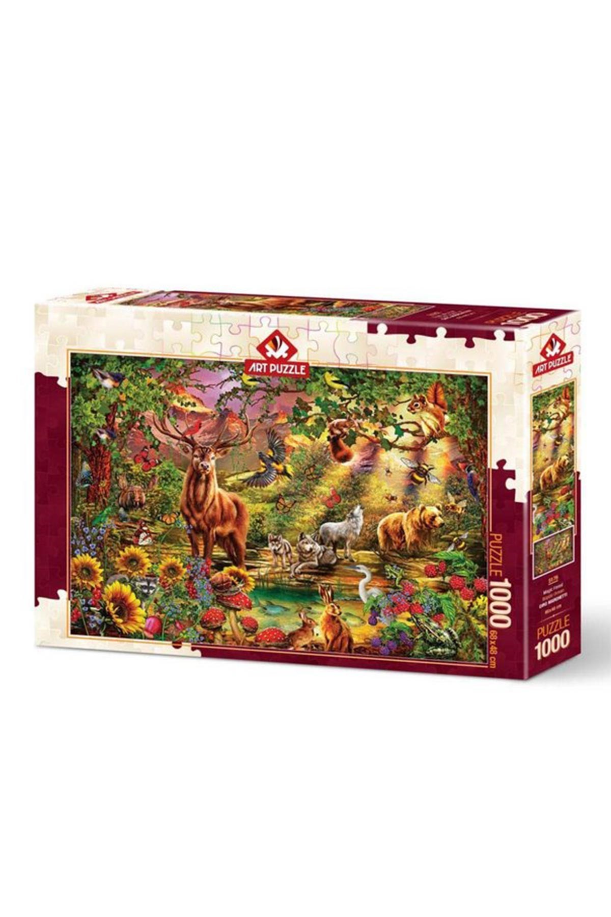 Art Puzzle 1000 Parça Büyülü Orman 68x48