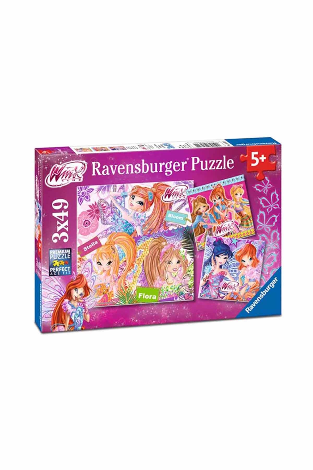 Ravensburger 3x49 Parçalı Puzzle Winx-080311
