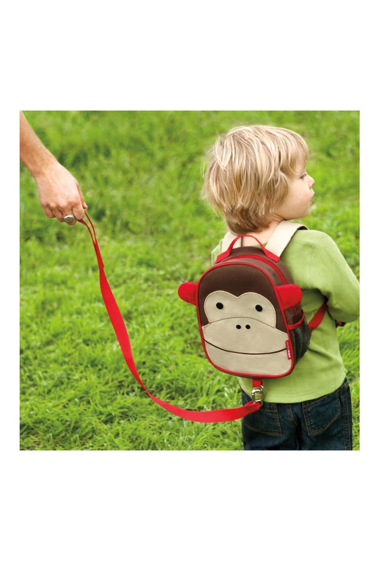 Skip Hop Zoo Emniyet Kemerli Sırt Çantası Maymun