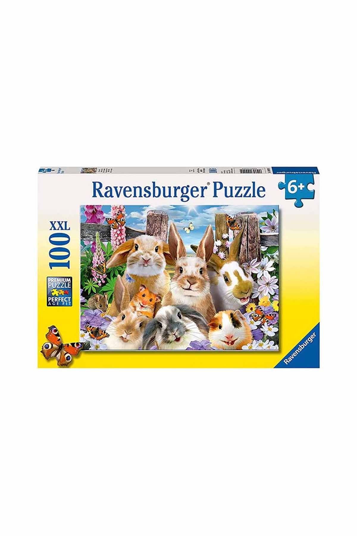 Ravensburger 100 Parçalı Puzzle Rabbit Selfie-109494