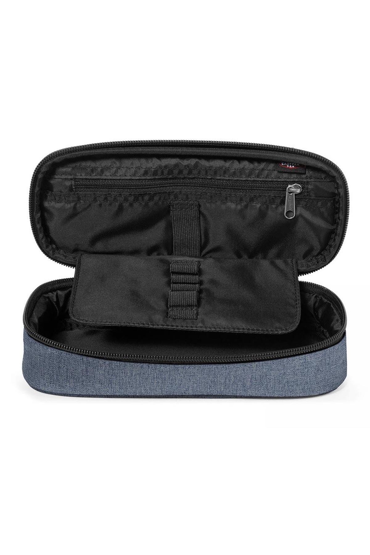 Eastpak Oval Single Crafty Jeans Kalem Çantası Mavi