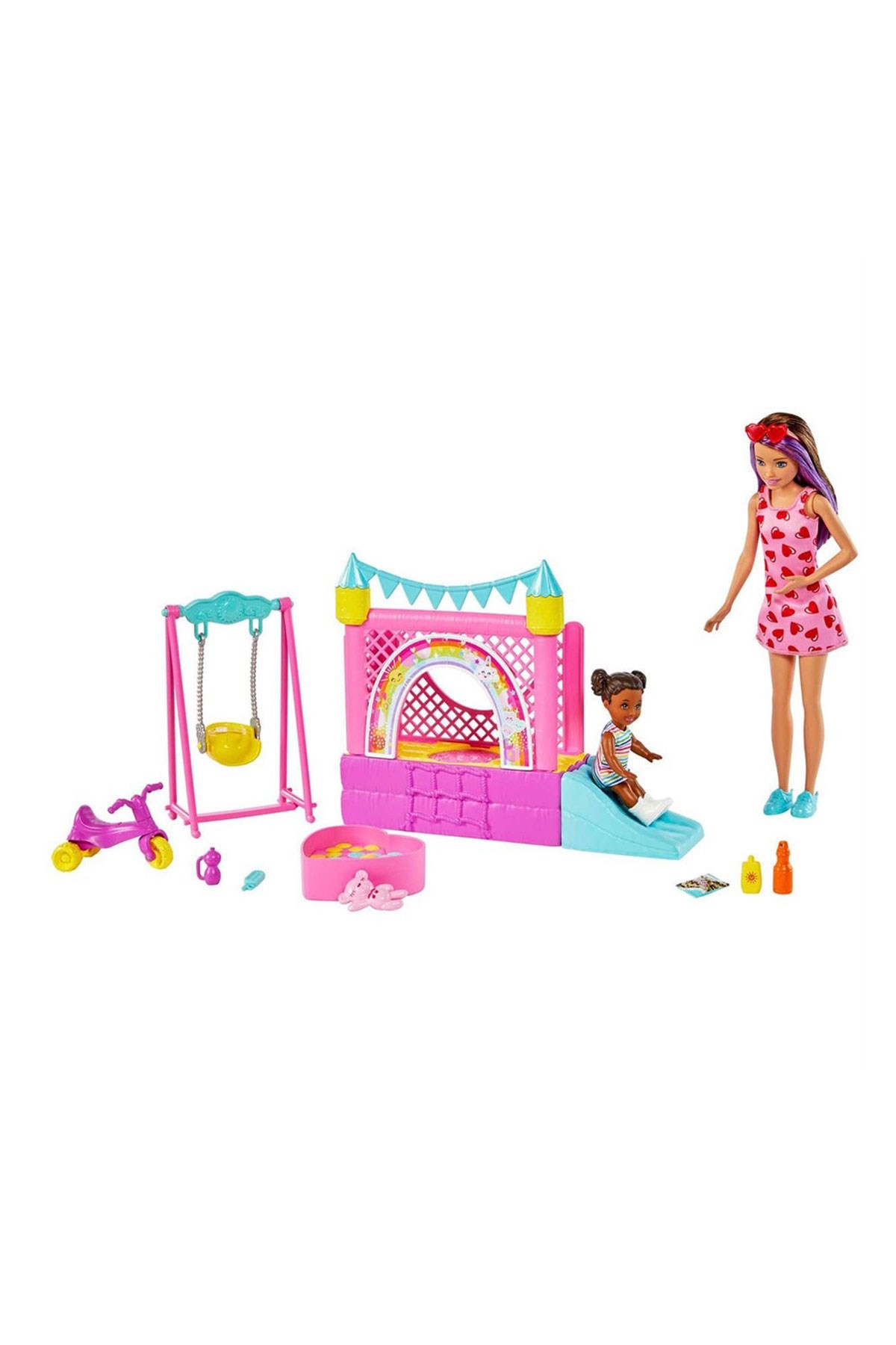 Barbie Bebek Bakıcısı Skipper Oyun Evi Seti