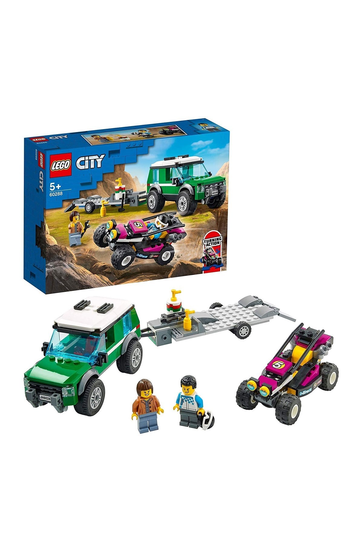 LEGO City Yarış Arabası Taşıma Aracı 210 Parça