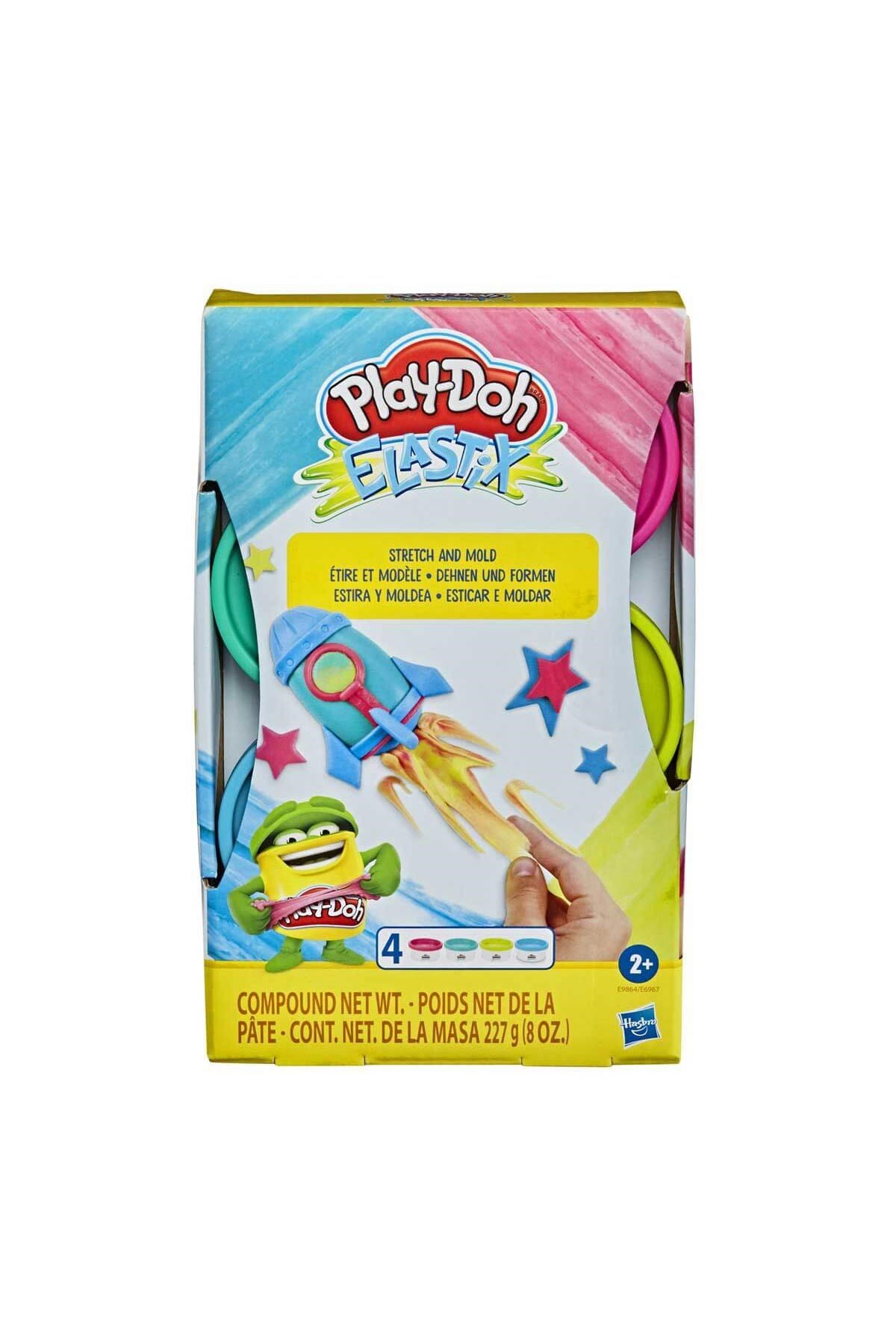 Play-Doh 4'lü Elastik Oyun Hamuru