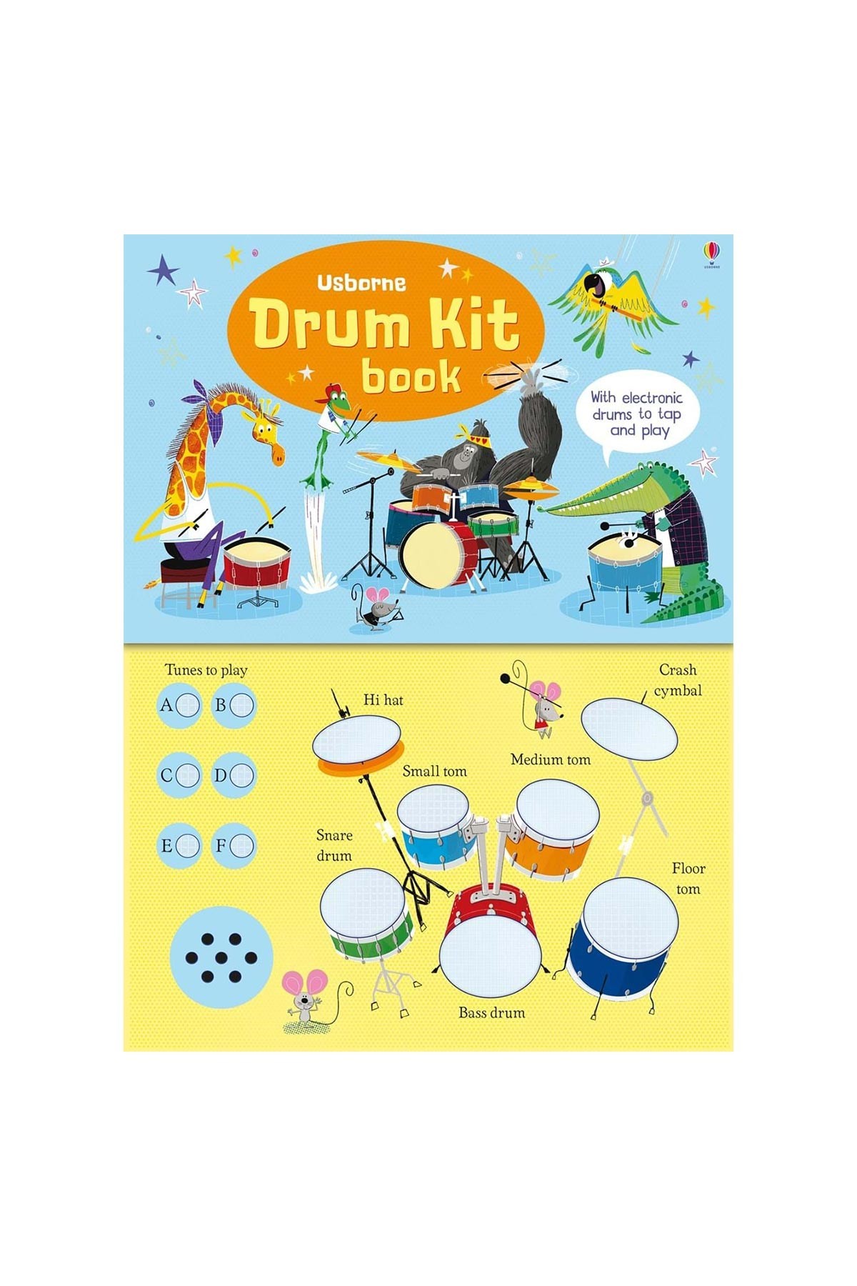 The Usborne Drum Kit Book Beyaz