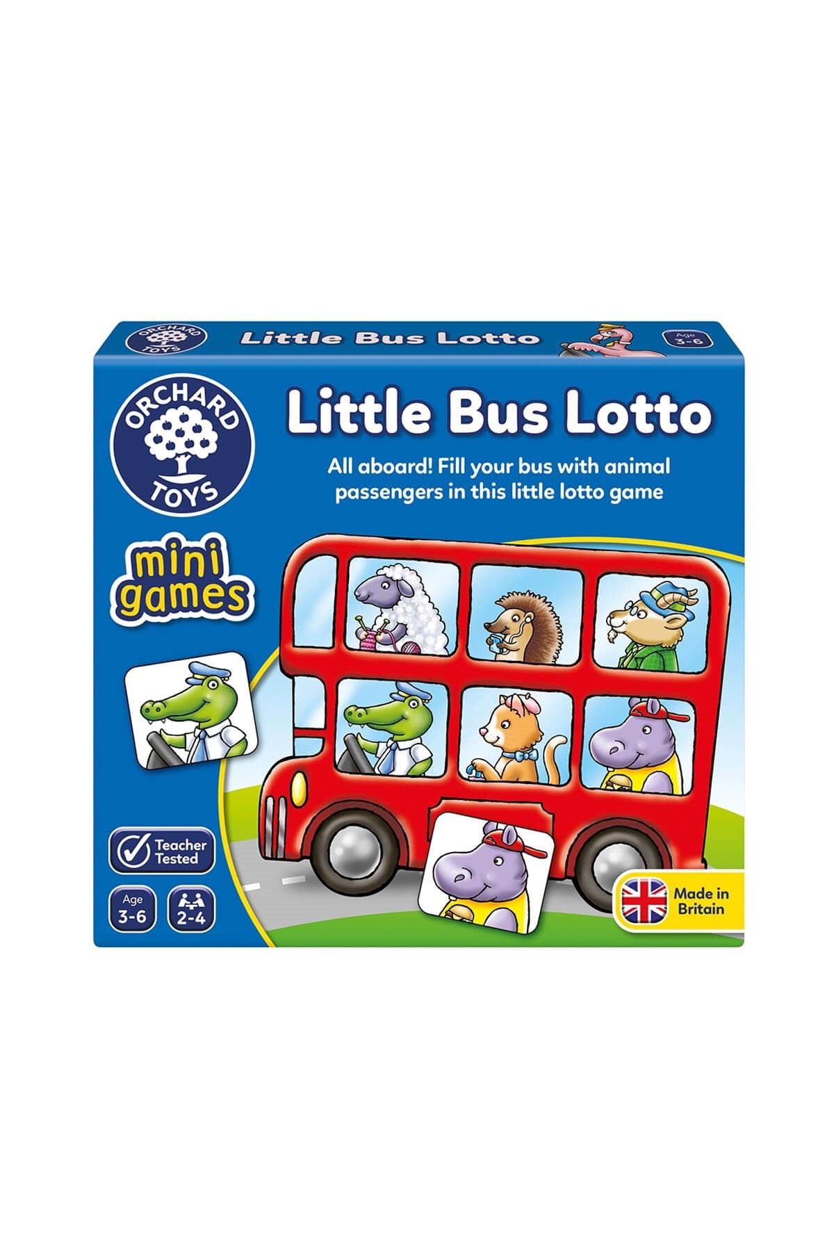 Orchard Little Bus Lotto (Renkli Otobüsler)