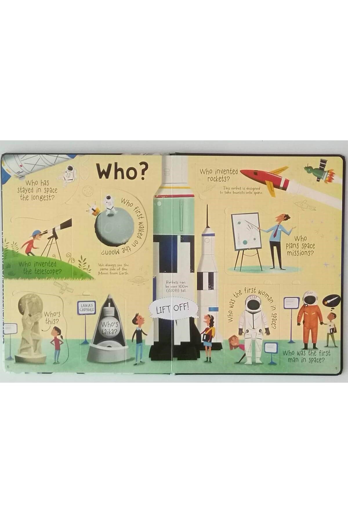 The Usborne Lift-The-Flap Questions and Answers About Space