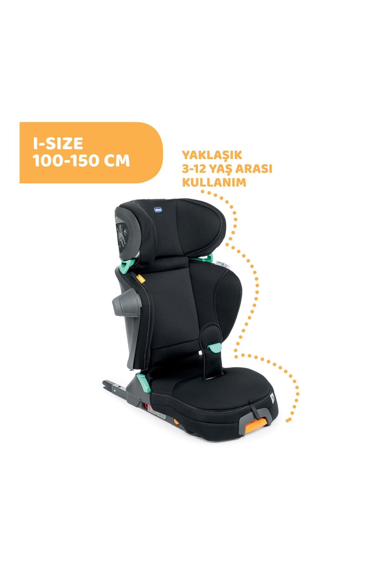 Chicco Fold&Go I-Size Bebek Oto Koltuğu Ink Air