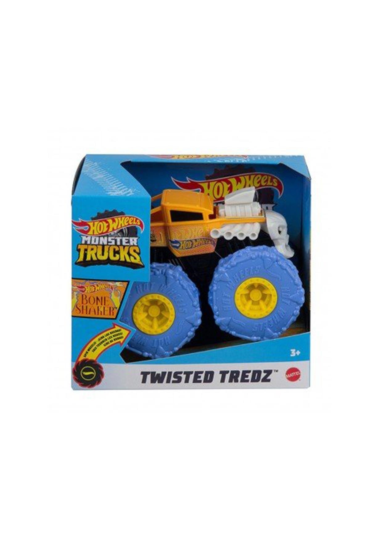 Hot Wheels Monster Trucks 1:43 Çek Bırak Araba Bone Shaker GVK45