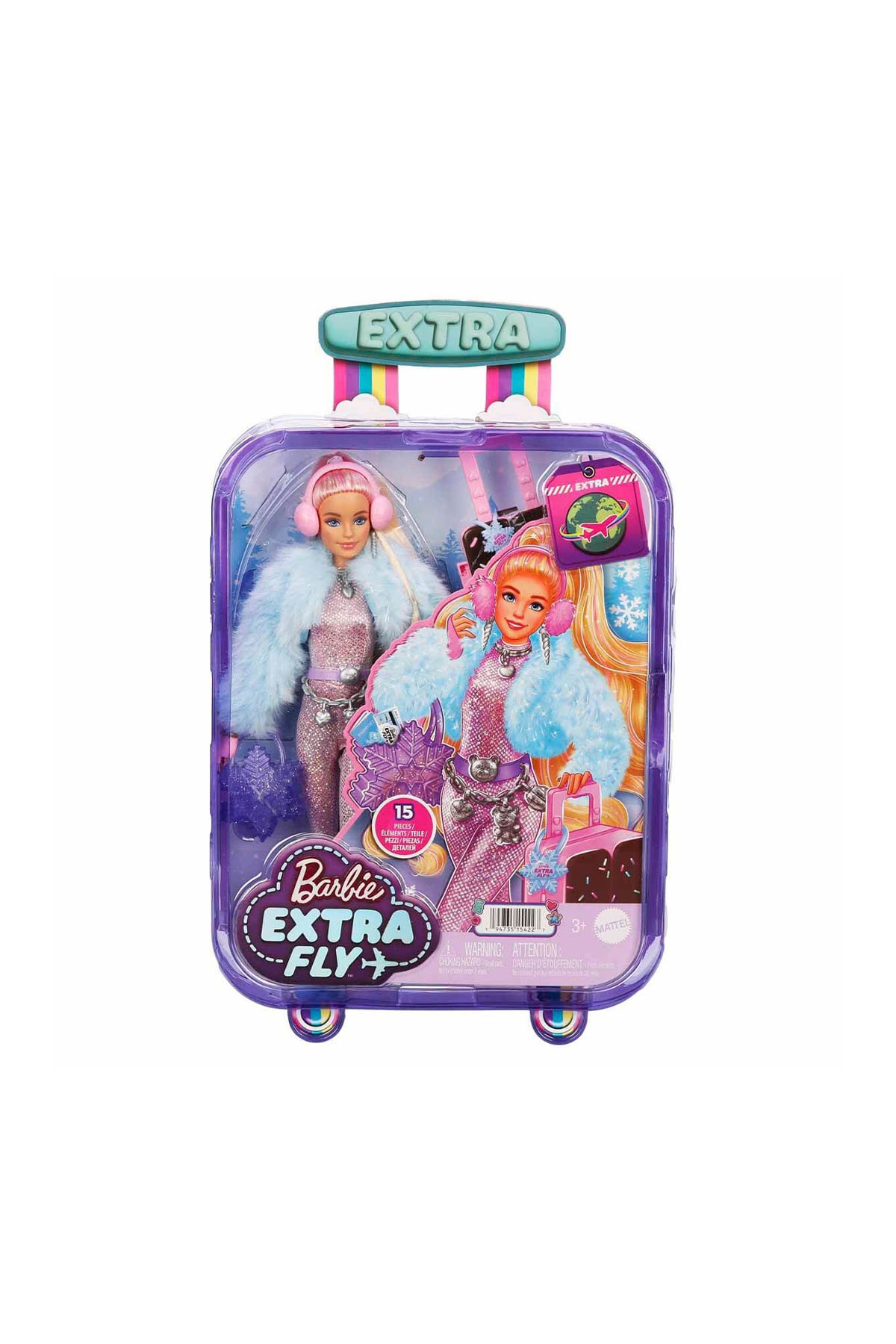 Barbie Extra Seyahat Bebekleri - Kar Temalı