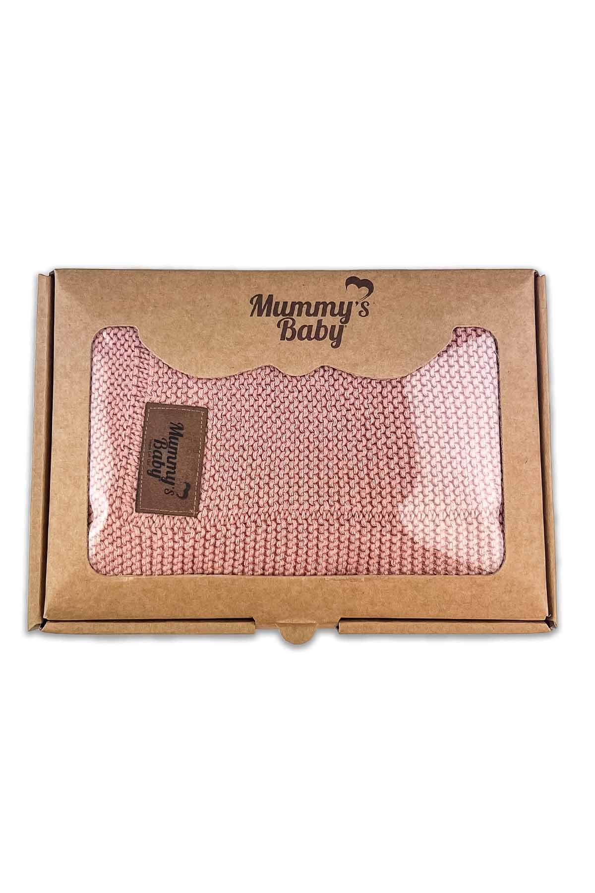 Mummy's Baby Organik Pamuk Battaniye 80x100 Pembe