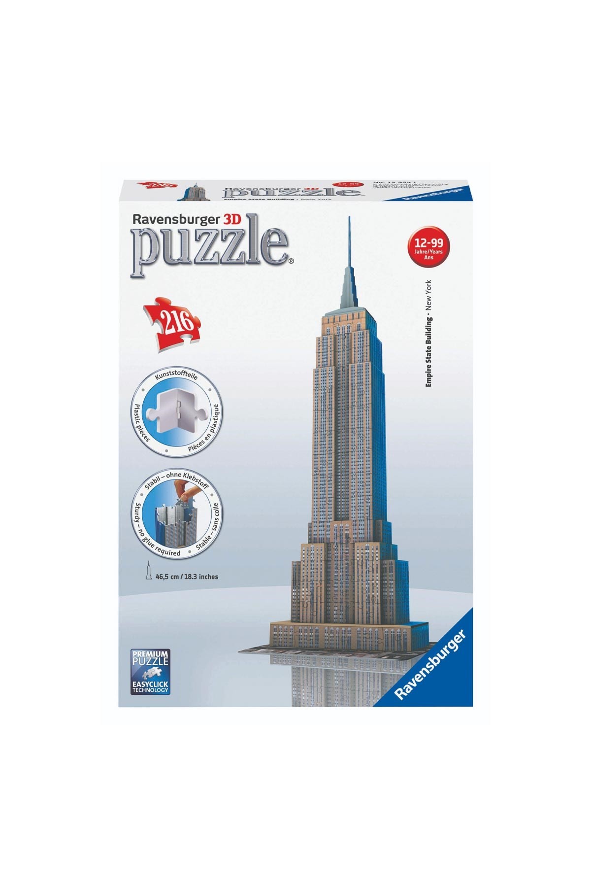 Ravensburger 3 Boyutlu Plastik Puzzle Empire State Binası-125531