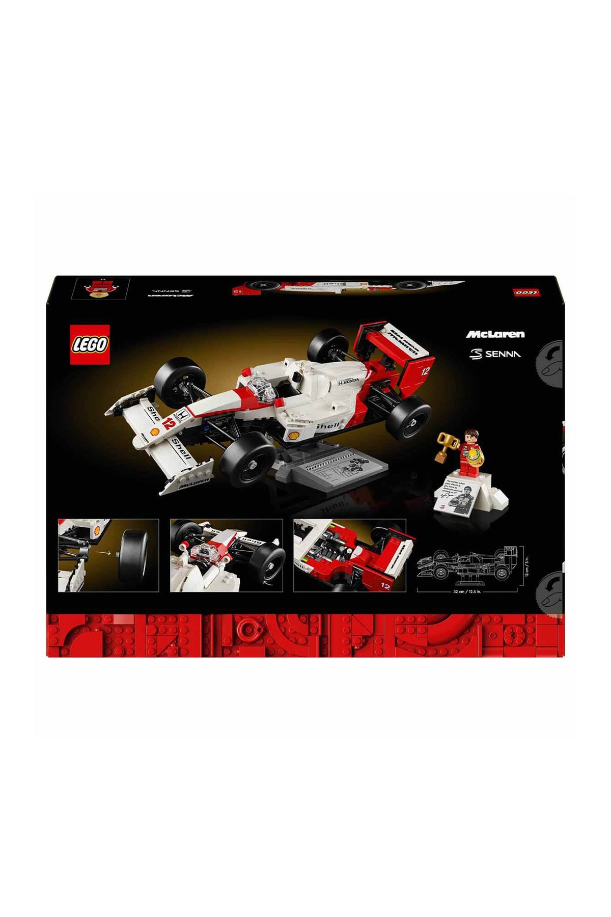 Lego Icons McLaren MP4/4 ve Ayrton Senna Seti 10330