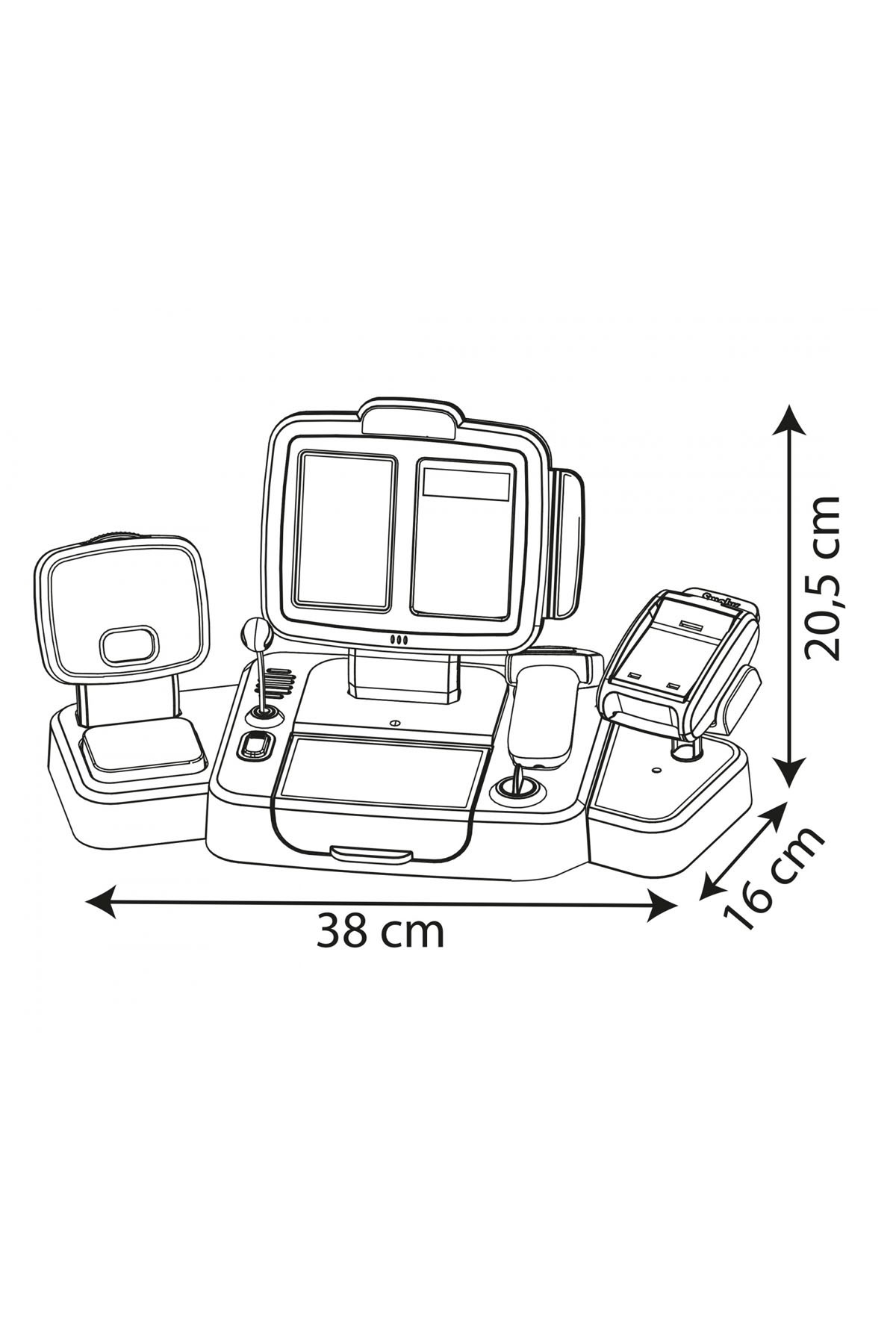 Smoby Elektronik Büyük Yazar Kasa 7600350114