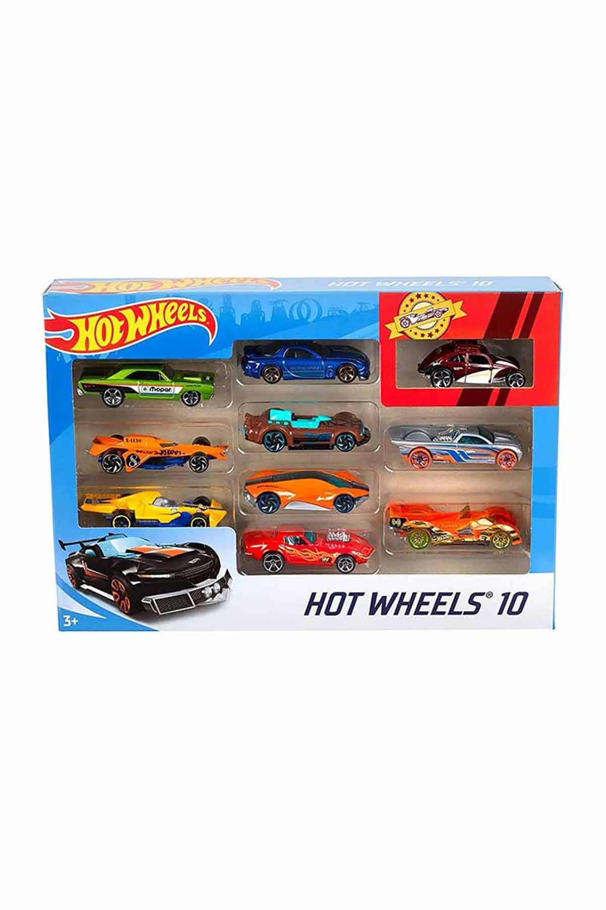 Hot Wheels Araba Seti 10'lu Paket