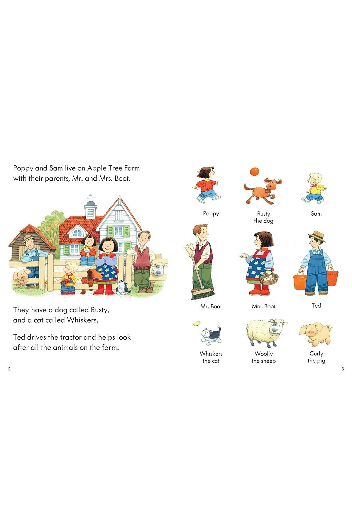 The Usborne Fyt Poppy And Sam'S First Word Book