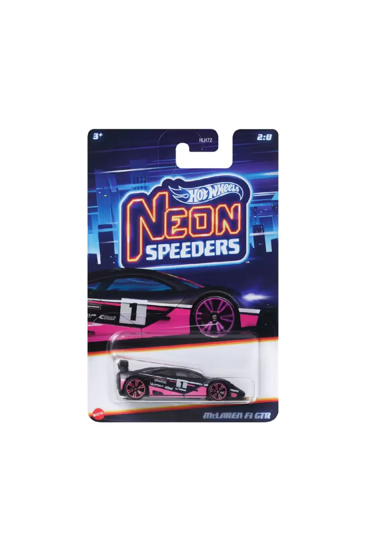 Hot Wheels Neon Yarışlar Temalı Arabalar McLAREN F1 GTR