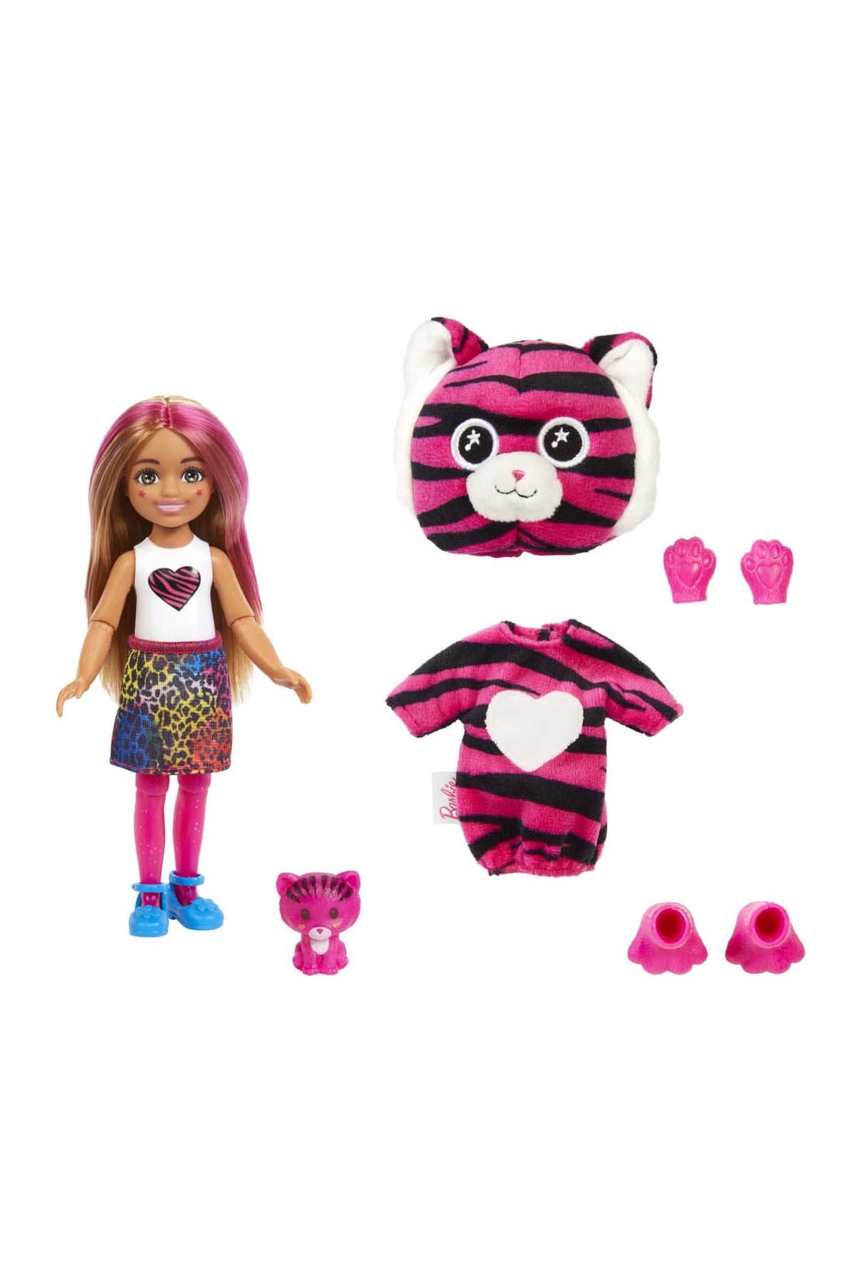 Barbie Cutie Reveal Bebekler Chelsea Tropikal Orman Serisi HKR15