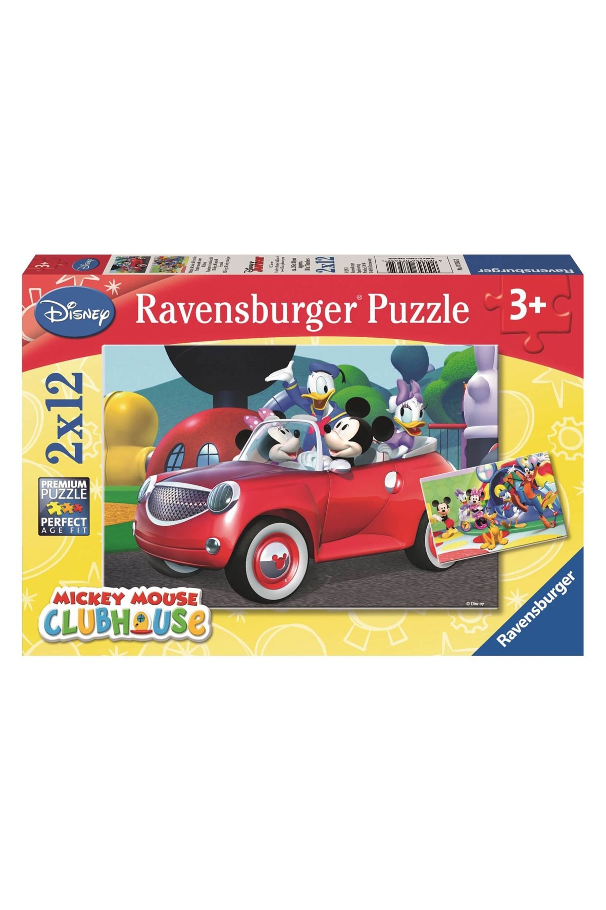 Ravensburger 2x12 Parçalı Puzzle Walt Disney Mickey - 075652