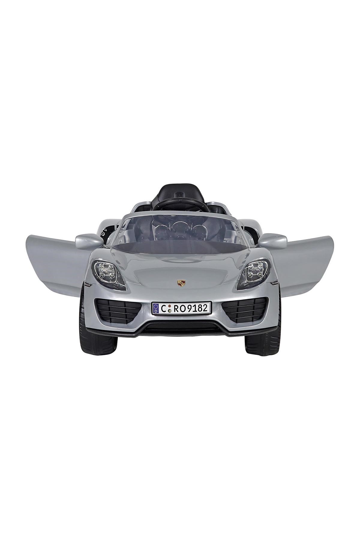 Rollplay W418QHG4 Porsche 918 Spyder 12V Uzaktan Kumandalı Akülü Araba Gri