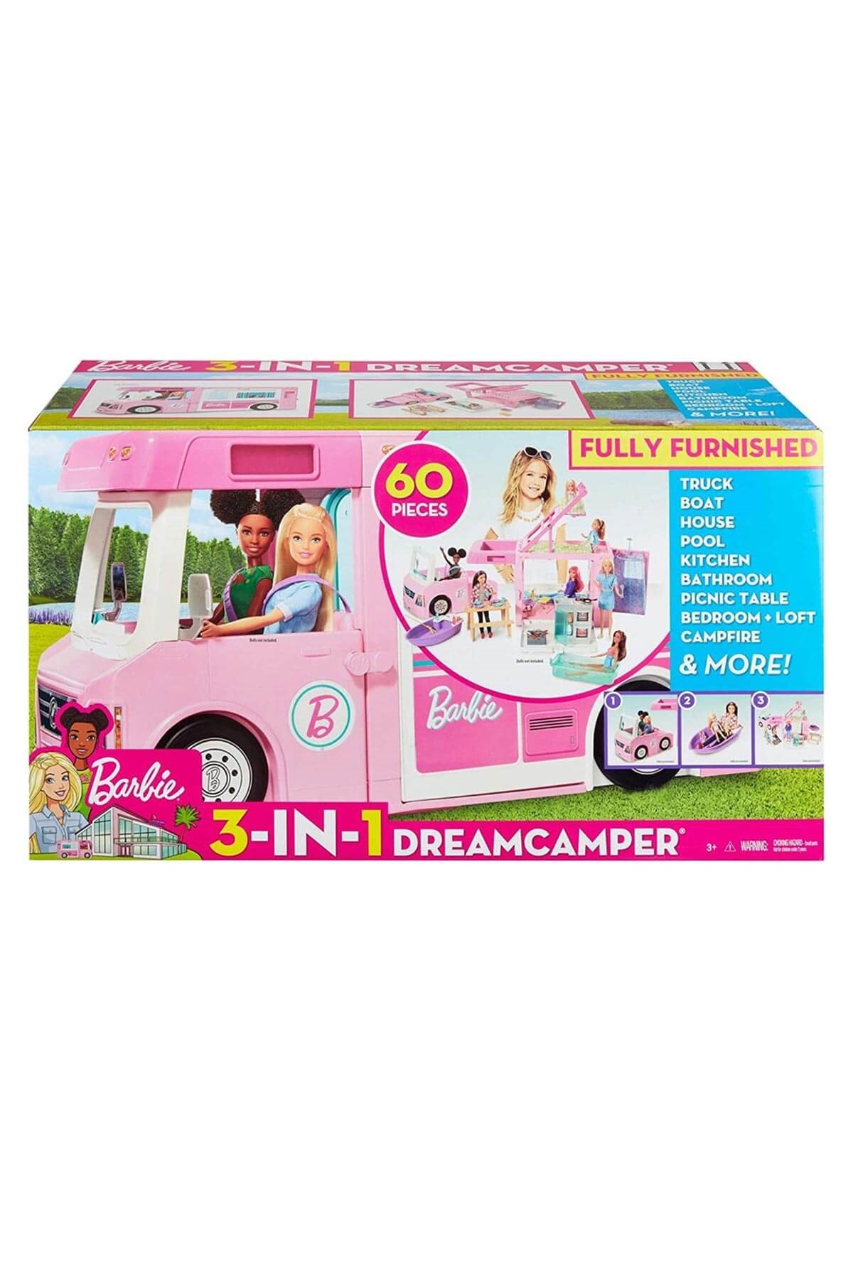 Barbie'nin Üçü Bir Arada Rüya Karavanı GHL93