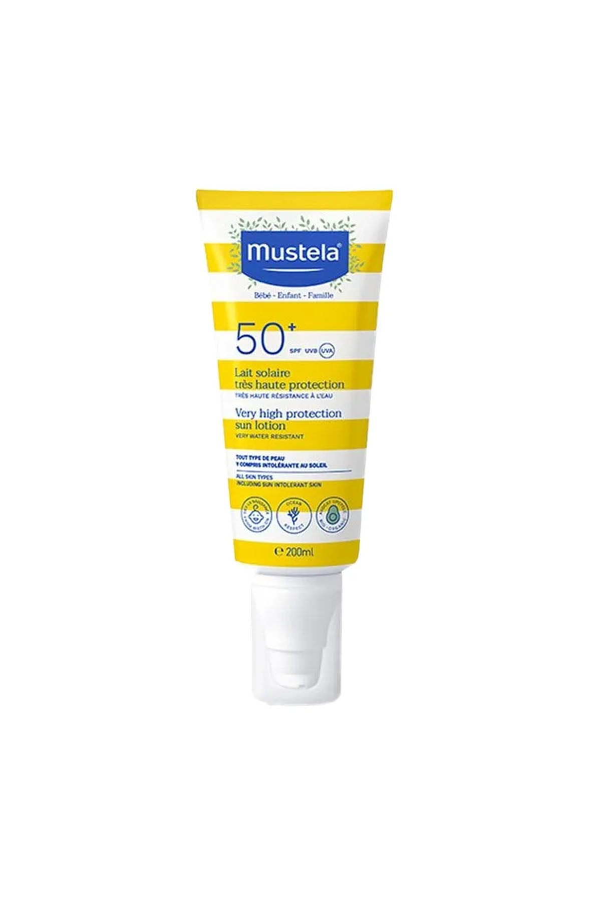 Mustela Çok Yüksek Koruma Faktürlü Güneş Losyonu SPF +50 200Ml