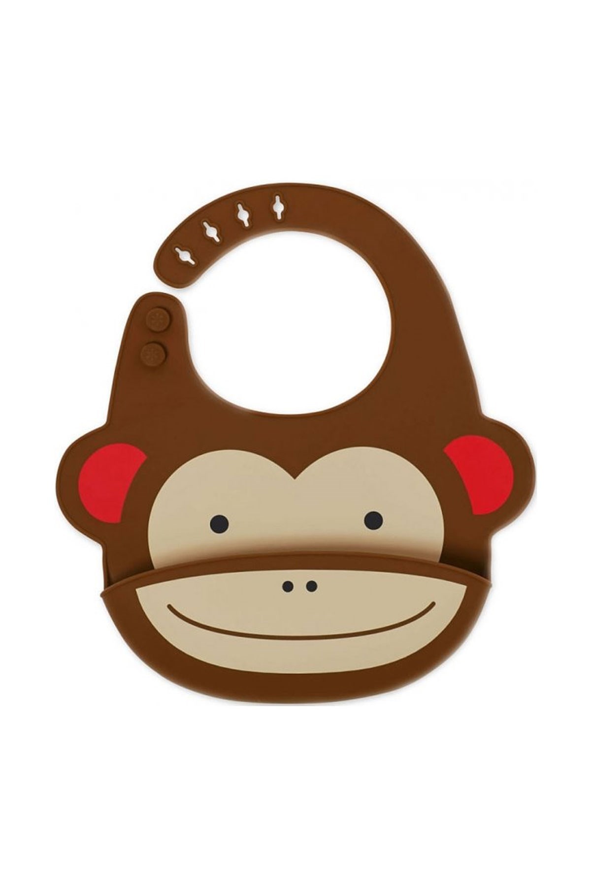 Skip Hop Zoo Silikon Önlük Maymun