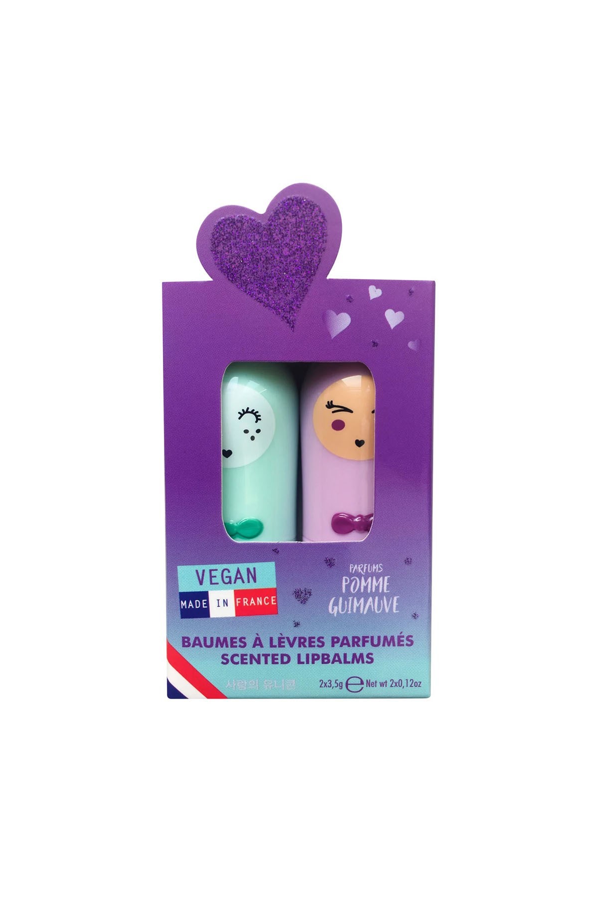 Inuwet Apple Marshmallow Duo Lip Balm Gift Set