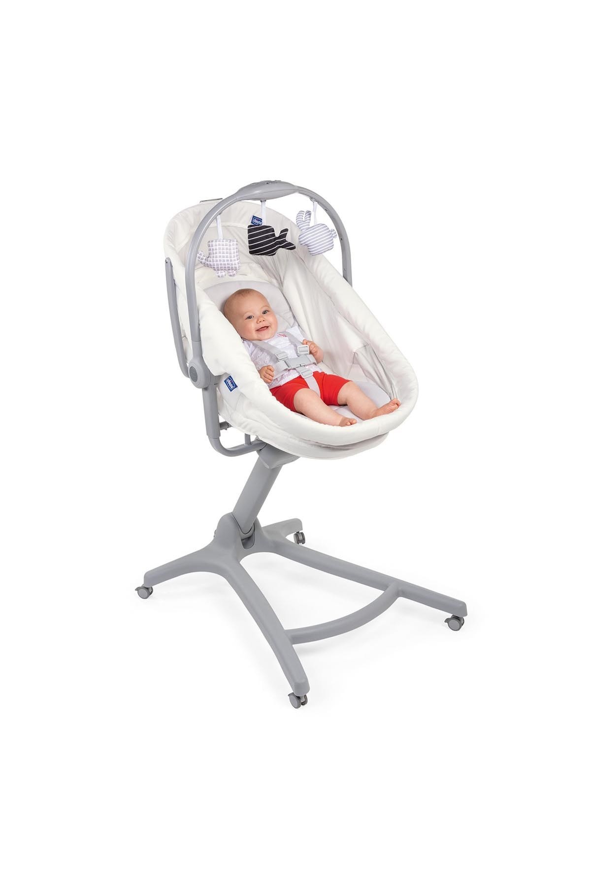 Chicco Baby Hug Air 4 in 1 Stone Açık Mavi Bebek Beşiği