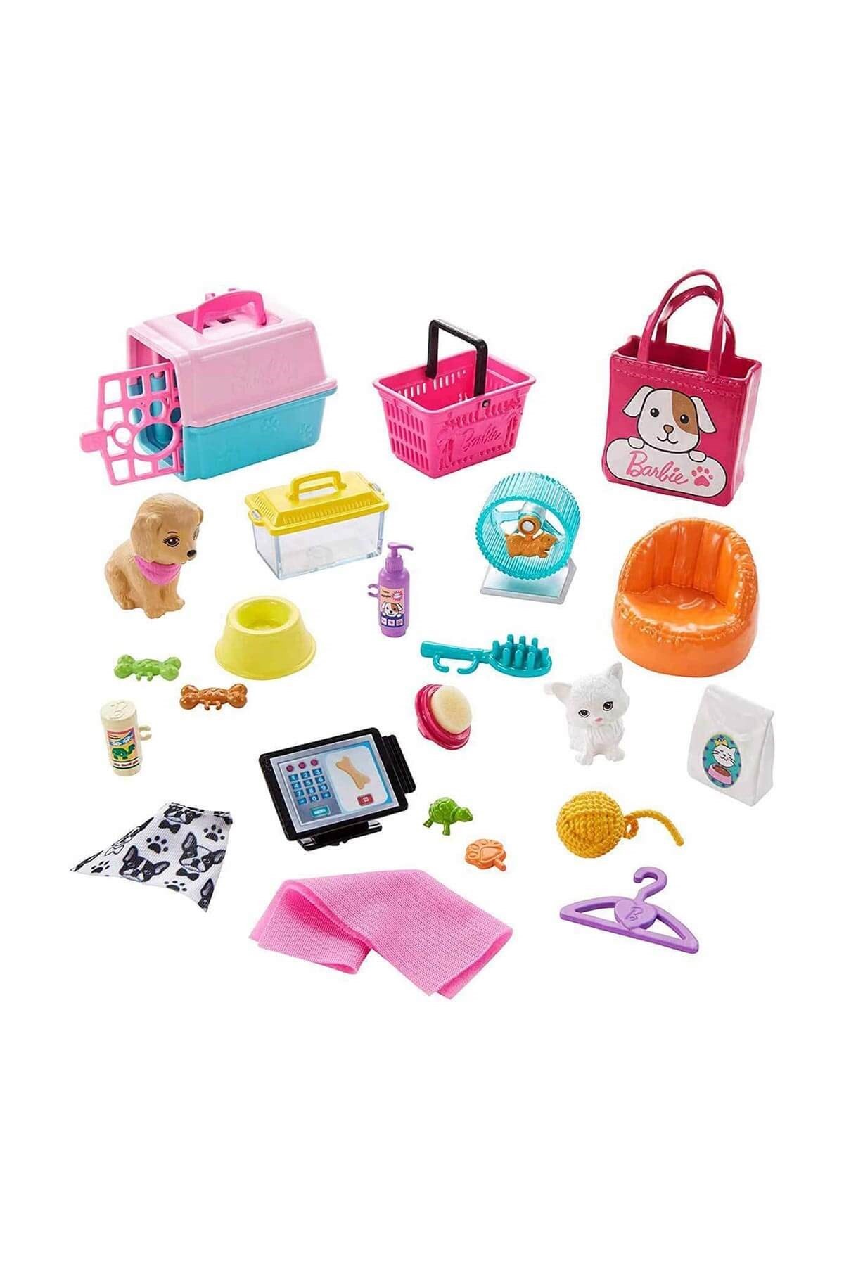 Barbie ve Evcil Hayvan Dükkanı Oyun Seti GRG90
