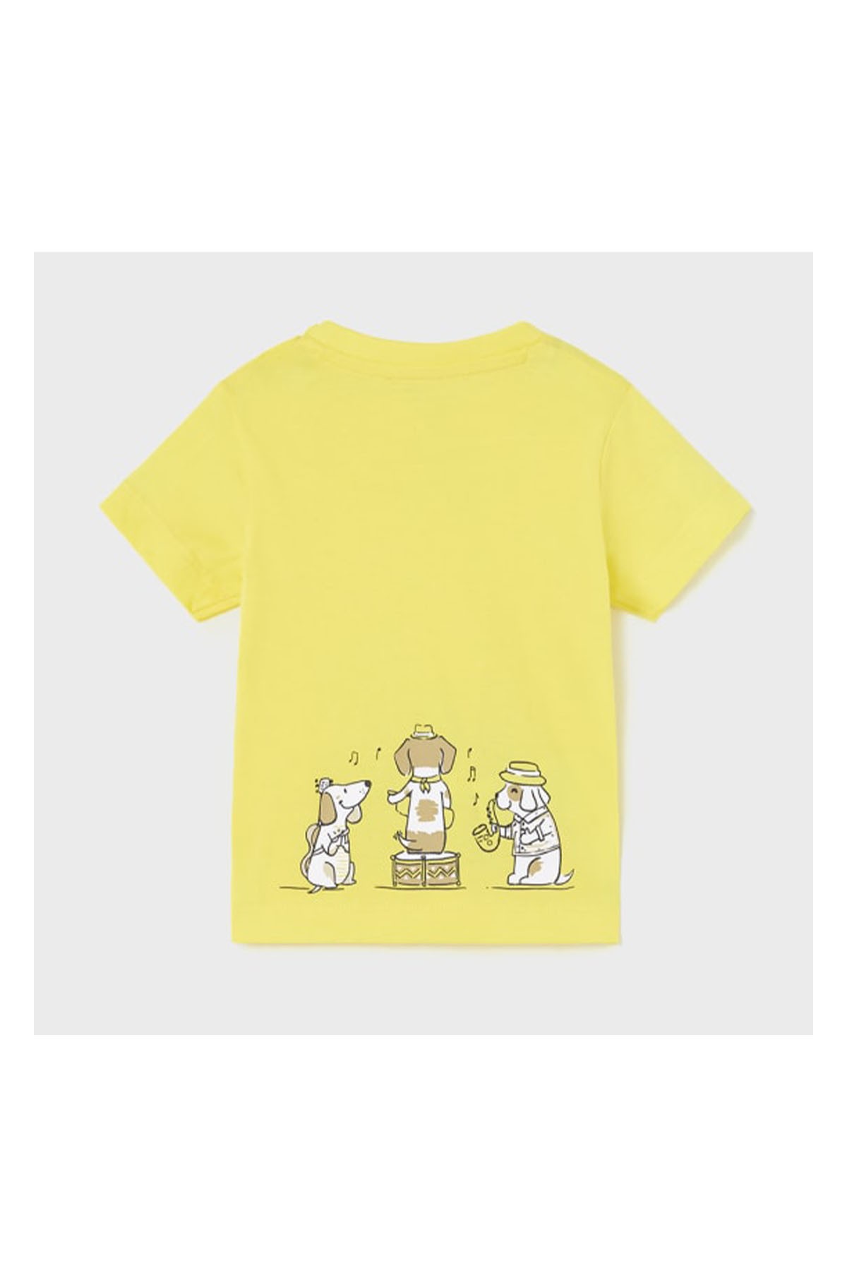 Mayoral Tshirt Kısa Kol Müzisyen Köpekler Sarı