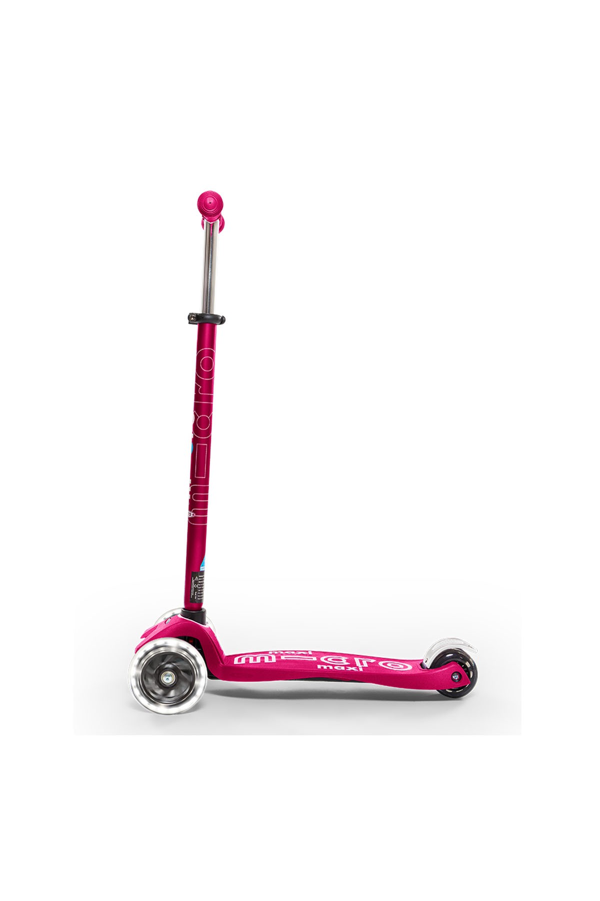 Micro Mini Deluxe LED 3 Tekerlekli Scooter Pink