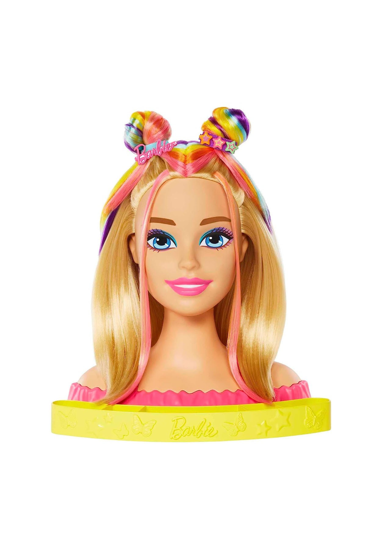 Barbie'nin Gökkuşağı Saçlı Büstü ve Aksesuarları HMD78